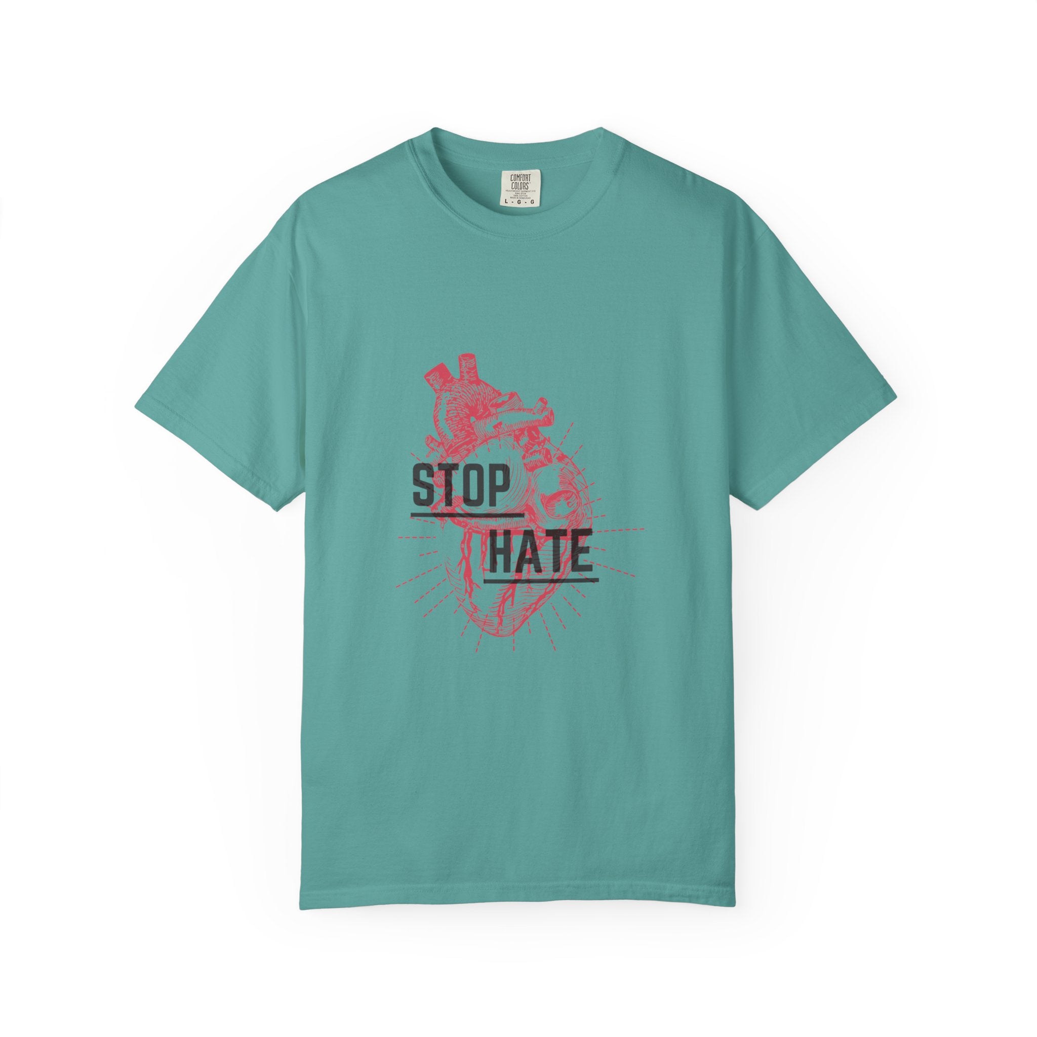 Stop Hate Heart T-Shirt — Anti-Hate Graphic Tee