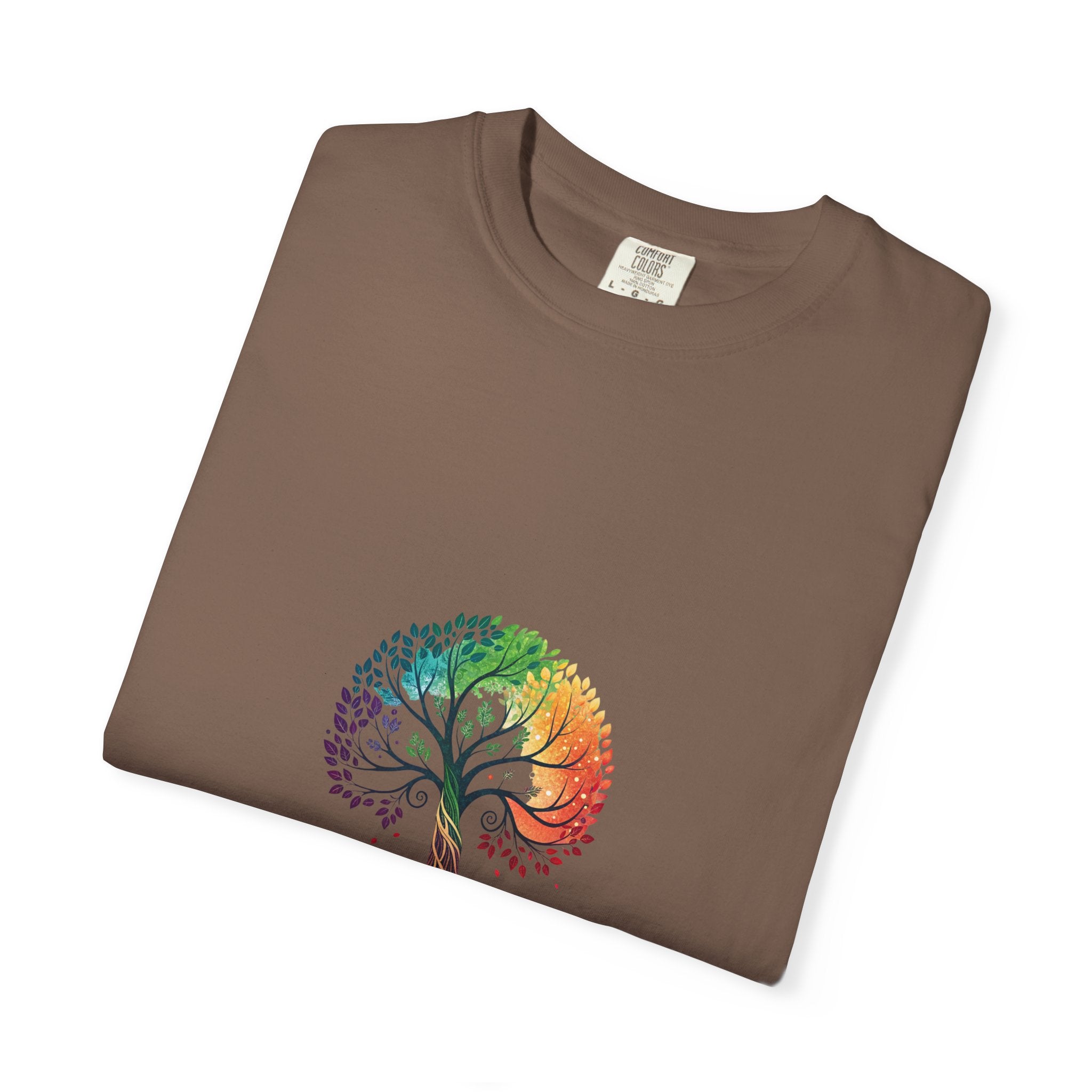 Stop Hate and Racism Tree T-Shirt — Rainbow Unity Tee