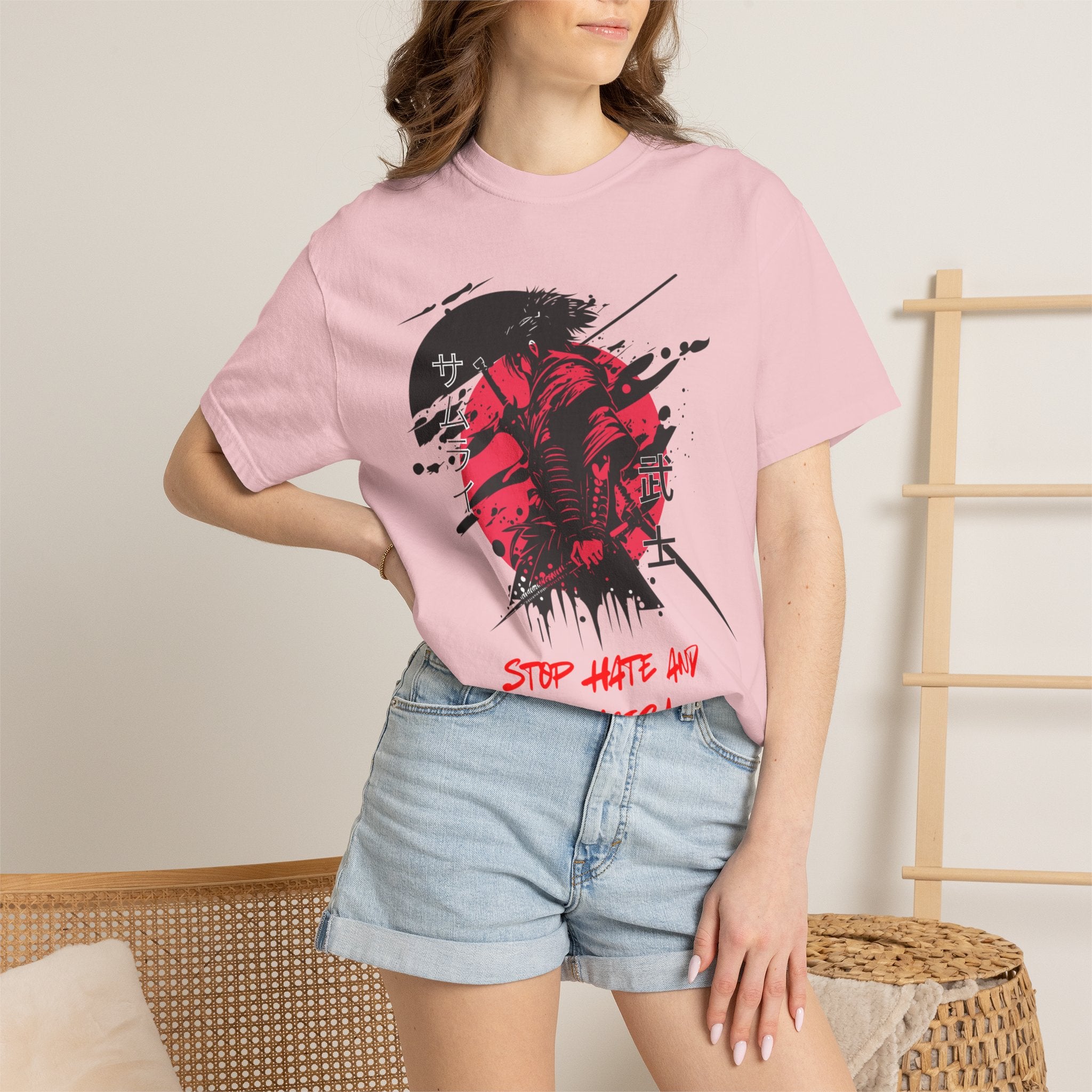 Stop Hate and Racism Graphic T-Shirt
