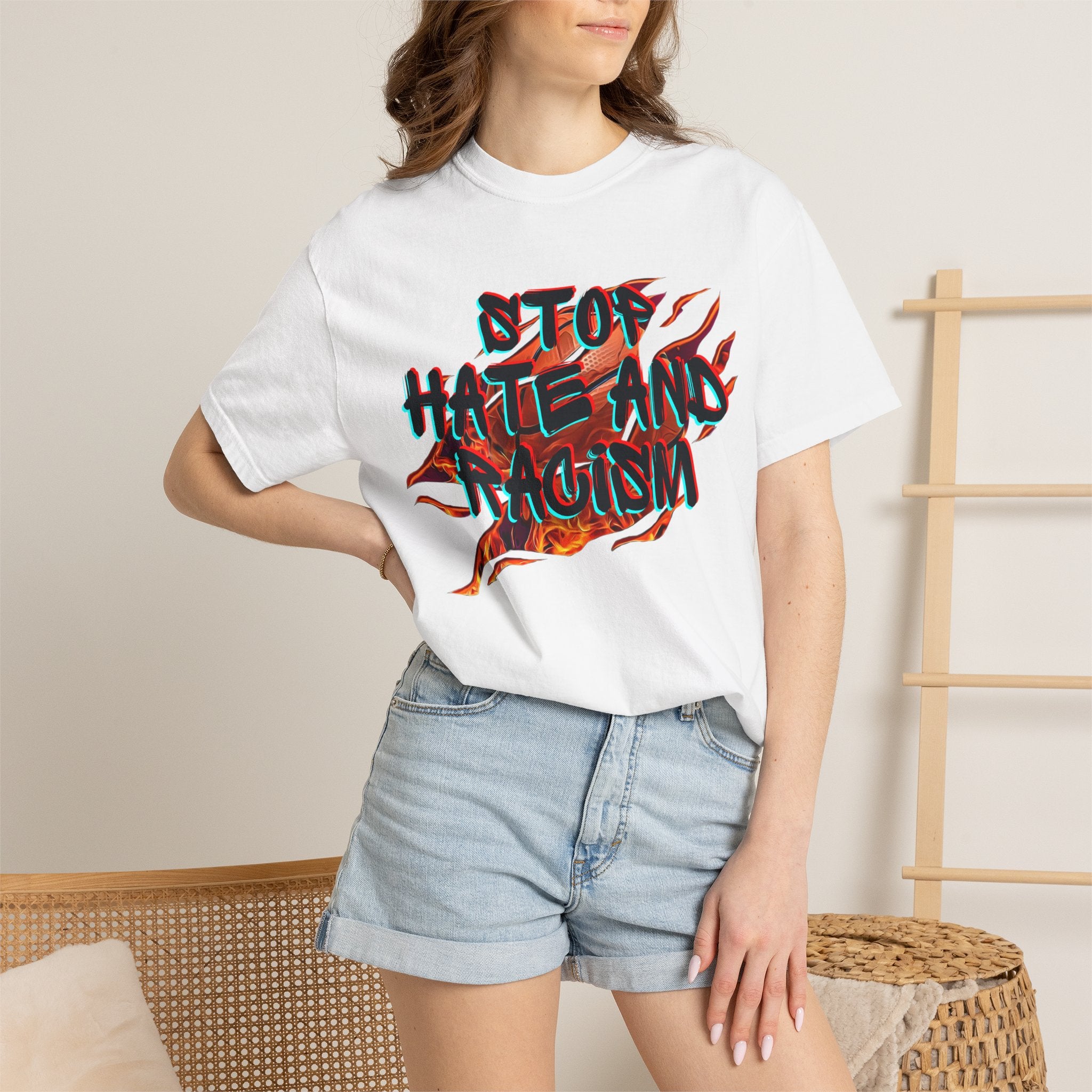 Stop Hate and Racism T-Shirt
