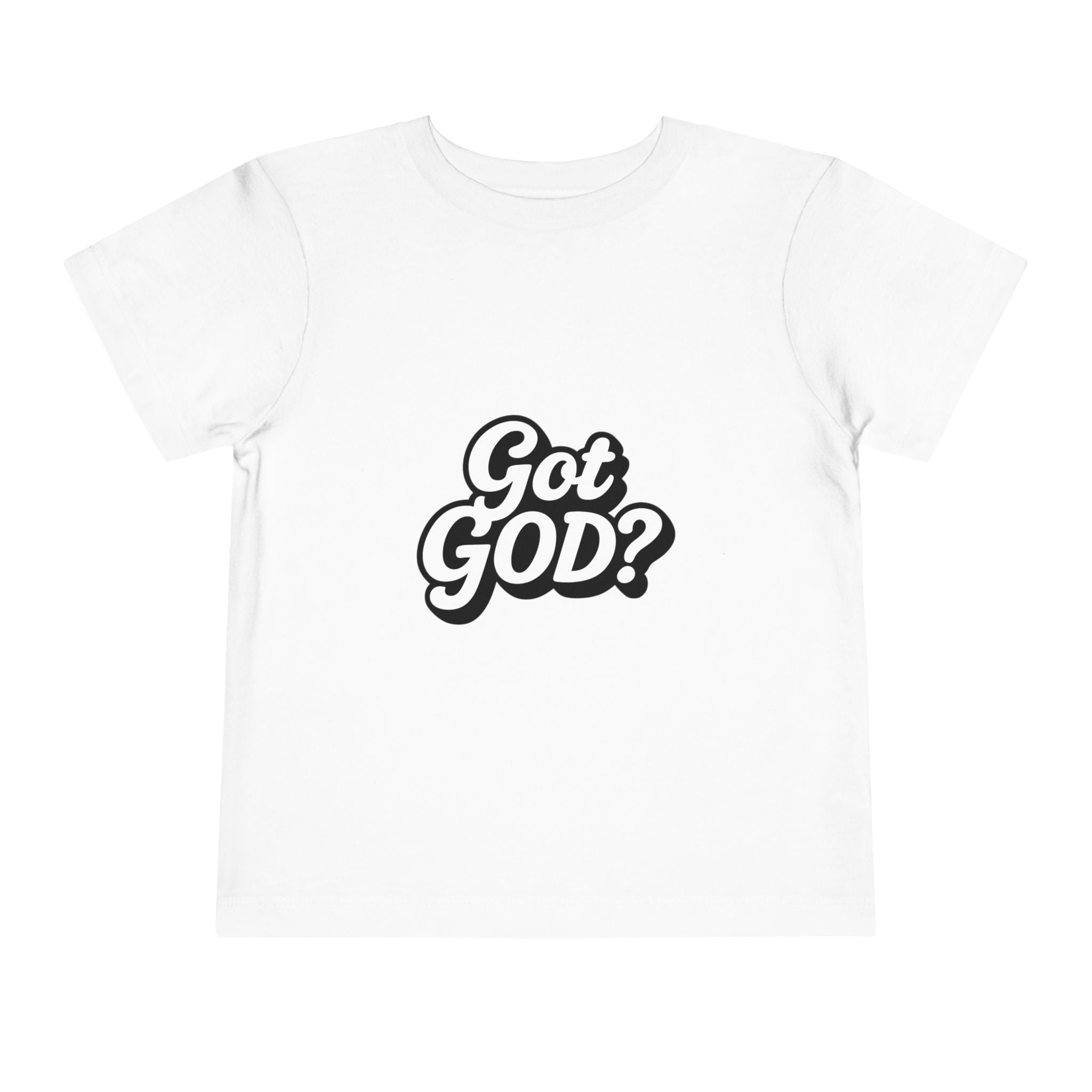 Toddler Tee — "Got GOD?" Christian Graphic Shirt for Kids