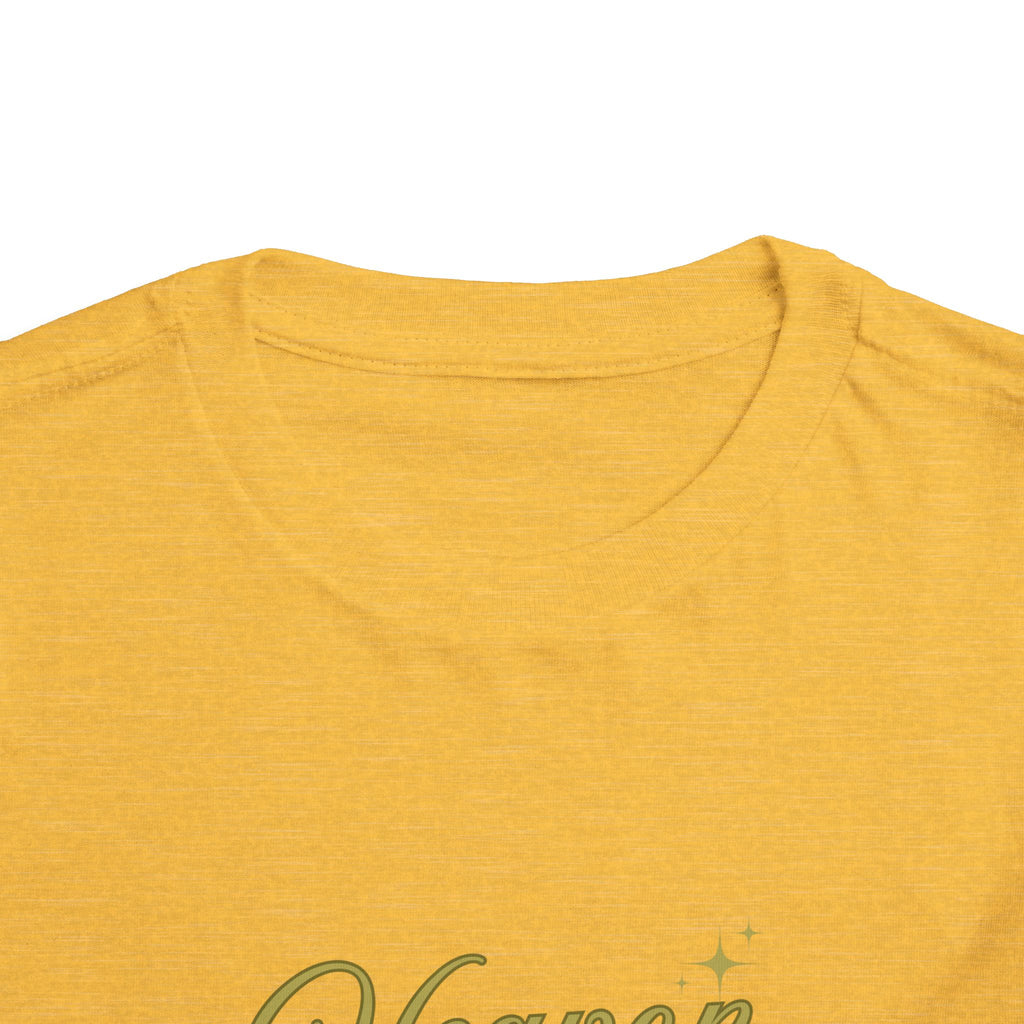 Heaven Sent Toddler Tee — Gold Script Baby Shirt