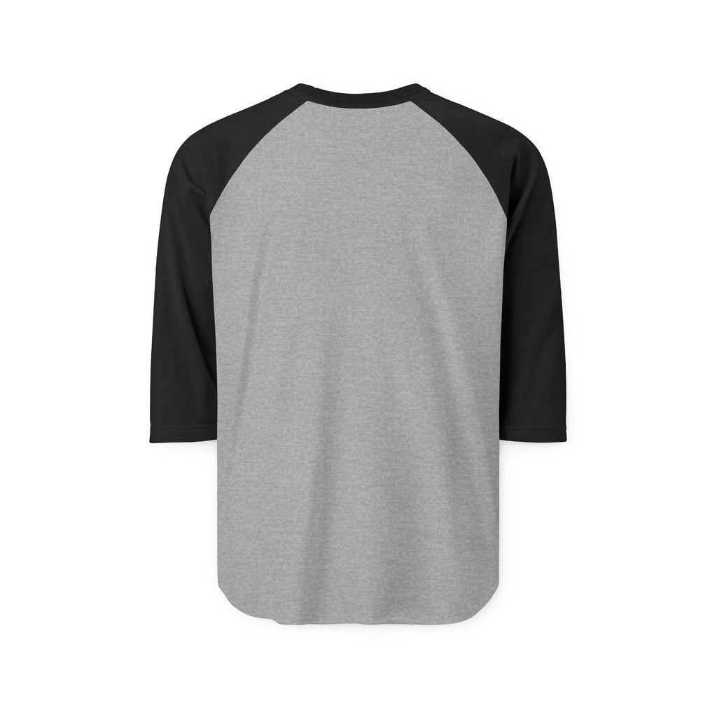 God Is Greater Raglan Baseball Tee — Faith Inspirational 3/4 Sleeve Shirt