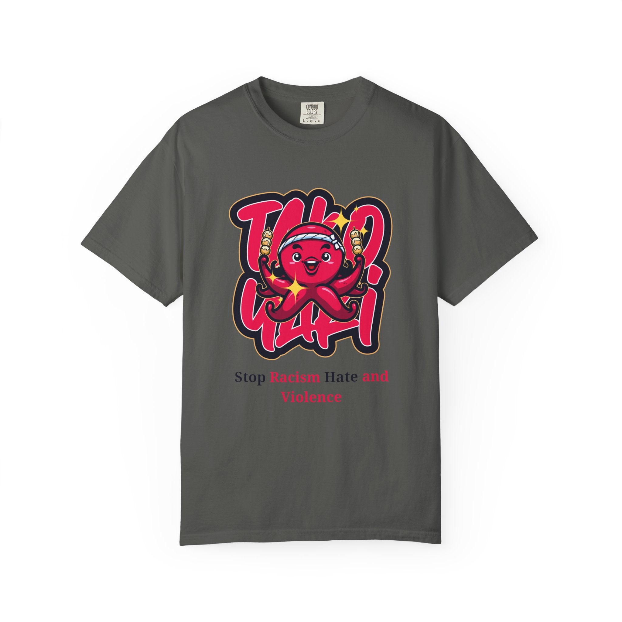 Stop Racism Octopus T-Shirt — Anti-Racism Message Tee