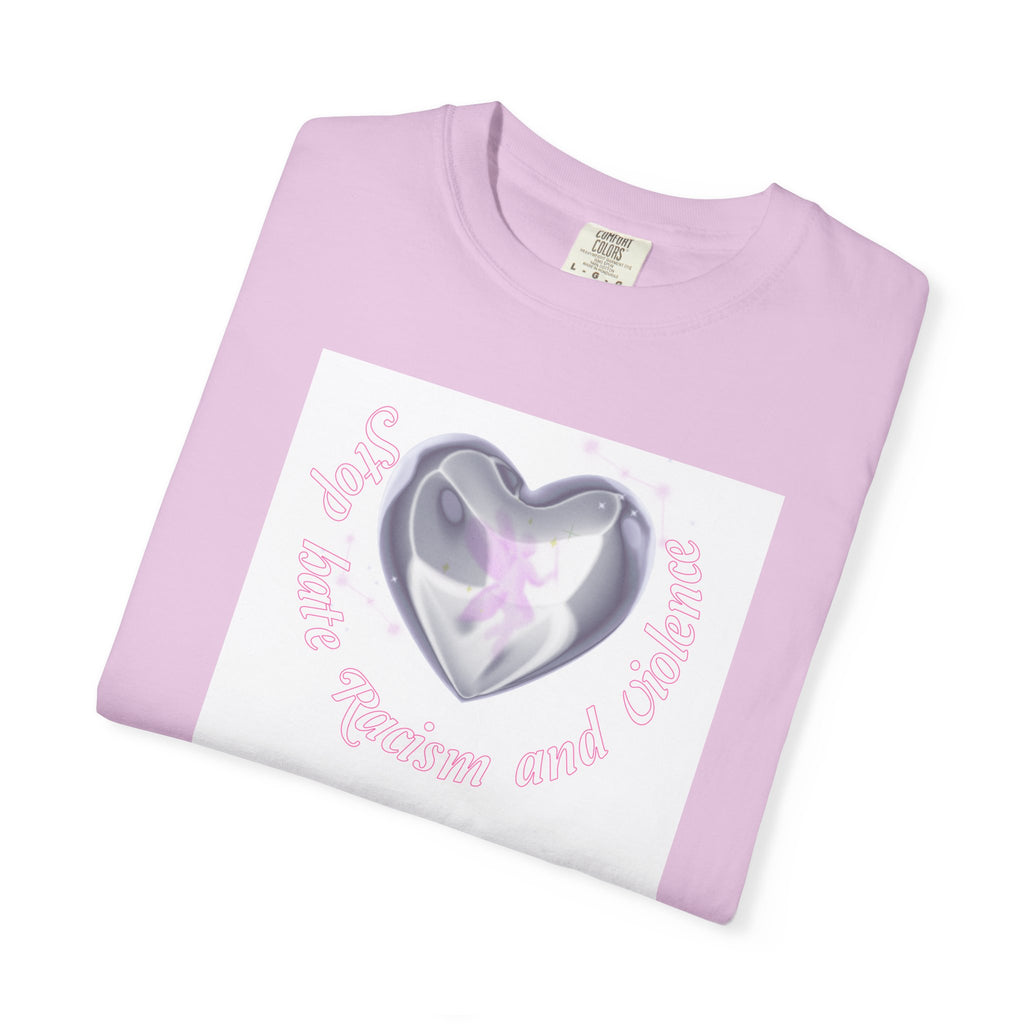 Heart Butterfly Tee — "Love, Hope, Passion and Patience" Graphic T-Shirt