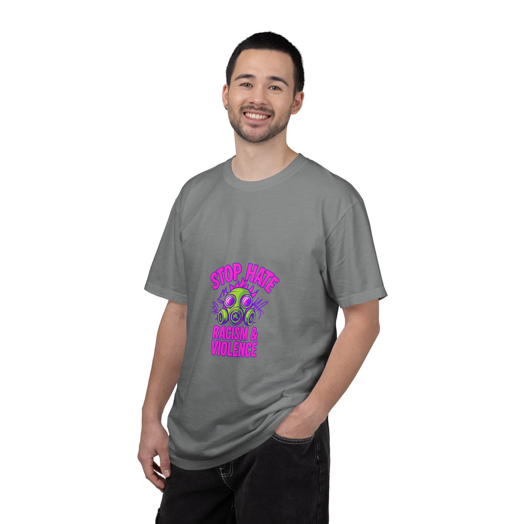 Stop Hate Racing & Violence T-Shirt — Anti-Hate Graphic Tee