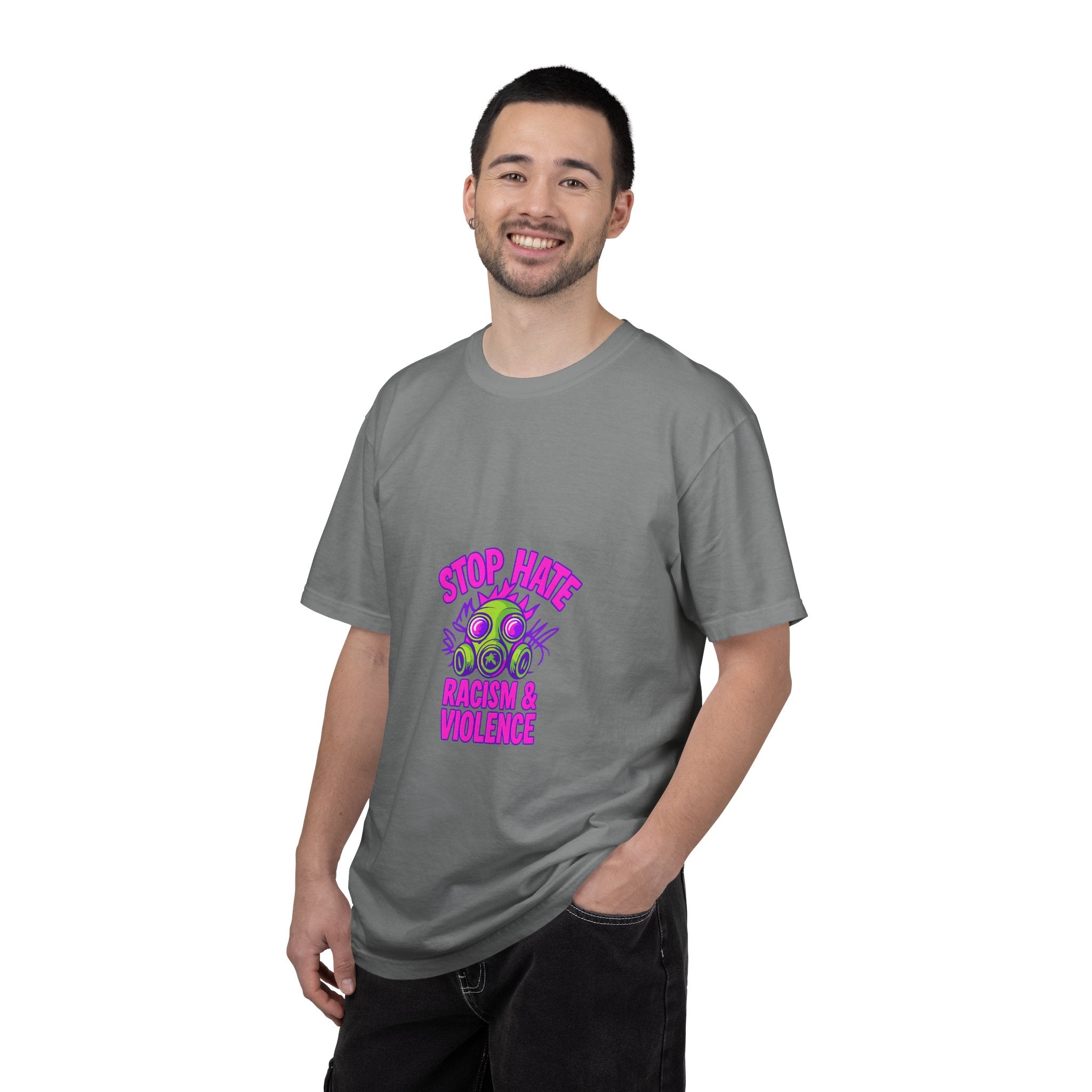 Stop Hate Racing & Violence T-Shirt — Anti-Hate Graphic Tee