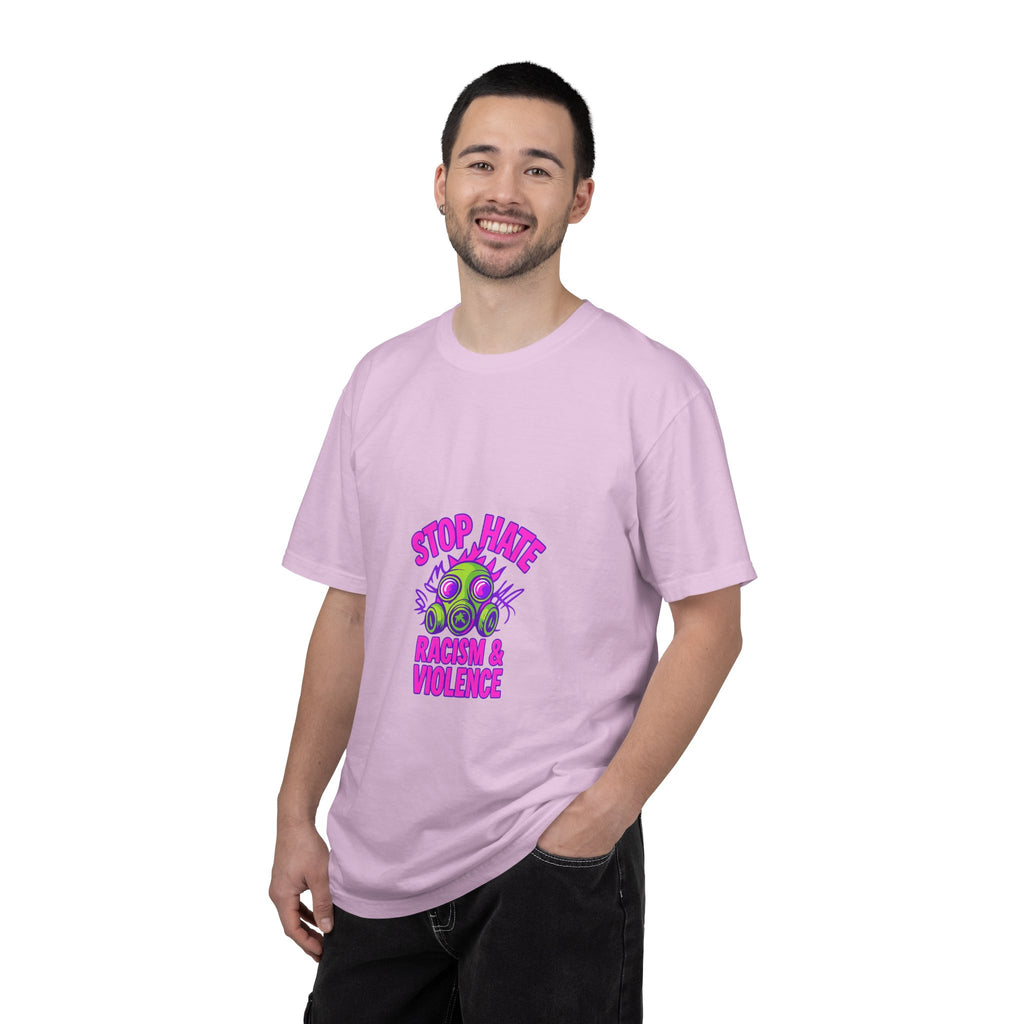 Stop Hate Racing & Violence T-Shirt — Anti-Hate Graphic Tee