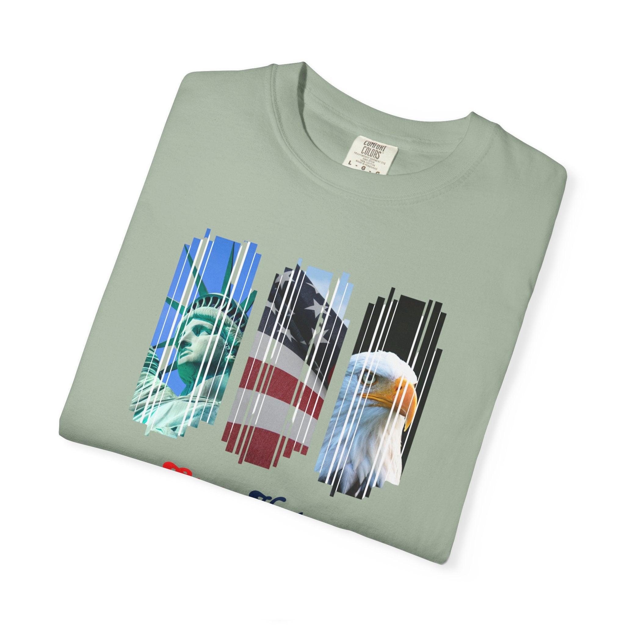 Patriotic 'Stop Hate Racism and Violence' T-Shirt