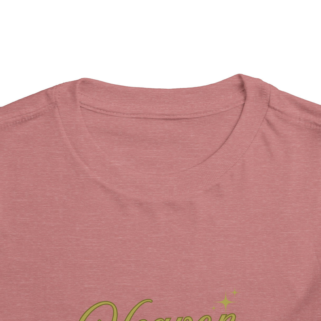 Heaven Sent Toddler Tee — Gold Script Baby Shirt