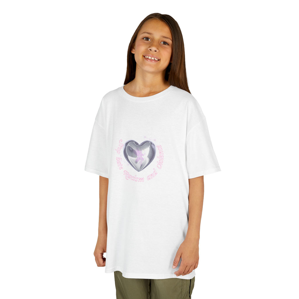 Kids Tee — Cute Heart Unicorn Design with 'Love You to the Moon and Back' - Children's Graphic Shirt