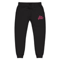 Embroidered 'Get Yours' Fleece Sweatpants — Cozy White Joggers