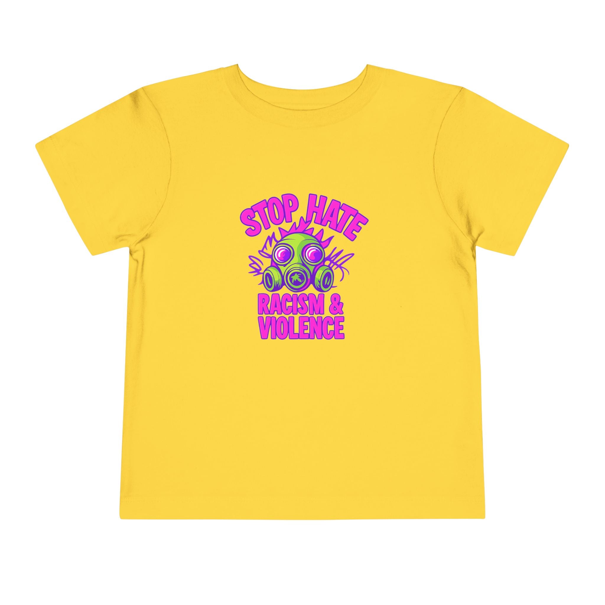 Stop Hate Toddler Tee – "Stop Hate Racism & Violence" Graphic