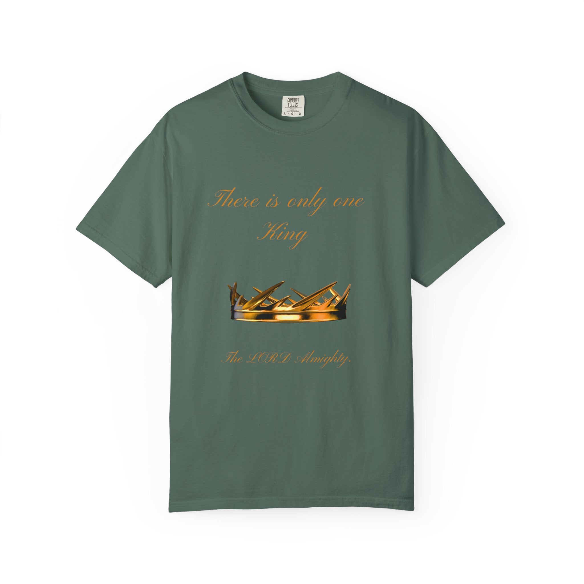 King Crown Graphic T-Shirt — "There is only one King" Casual Streetwear