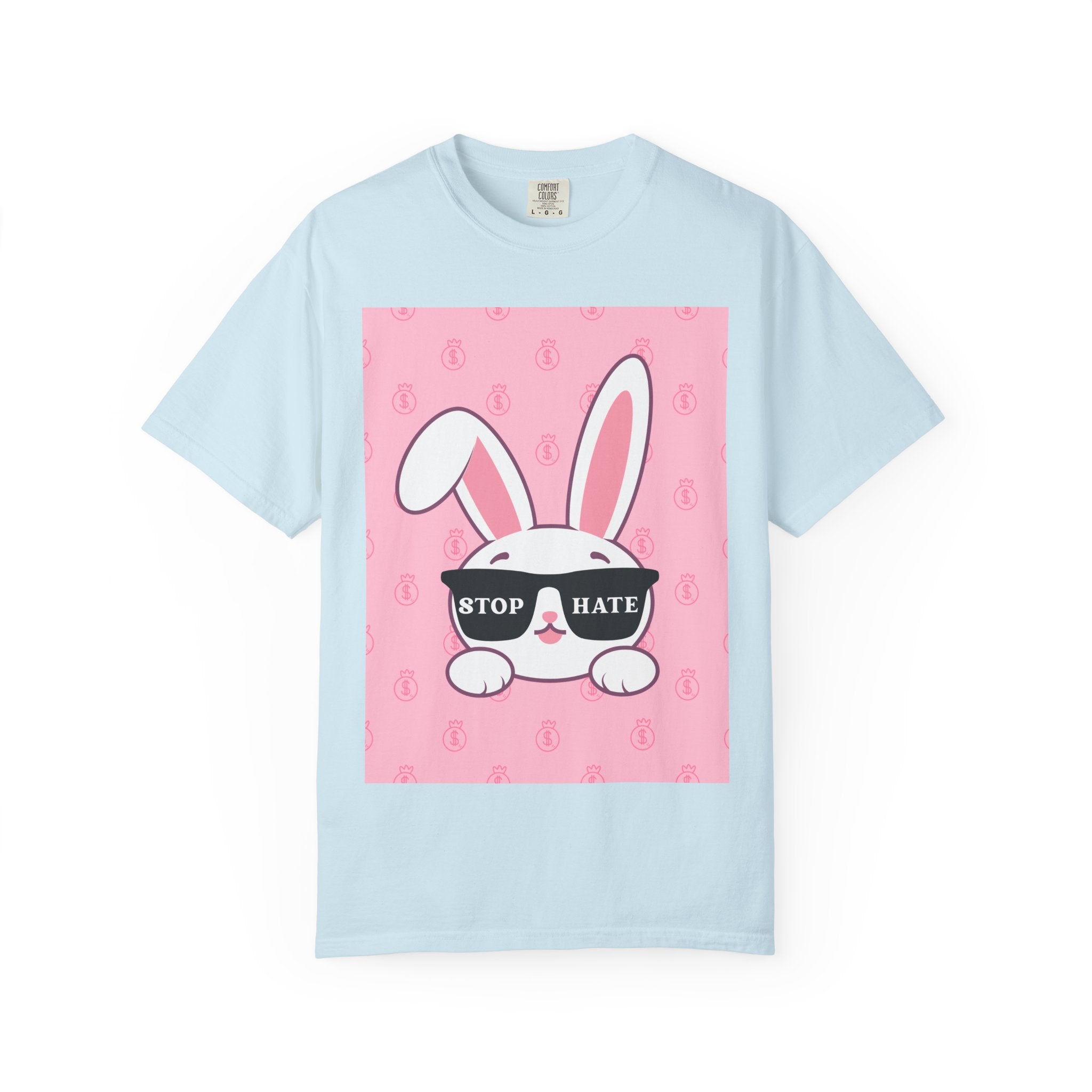 Bunny 'STOP HATE' Graphic T-Shirt