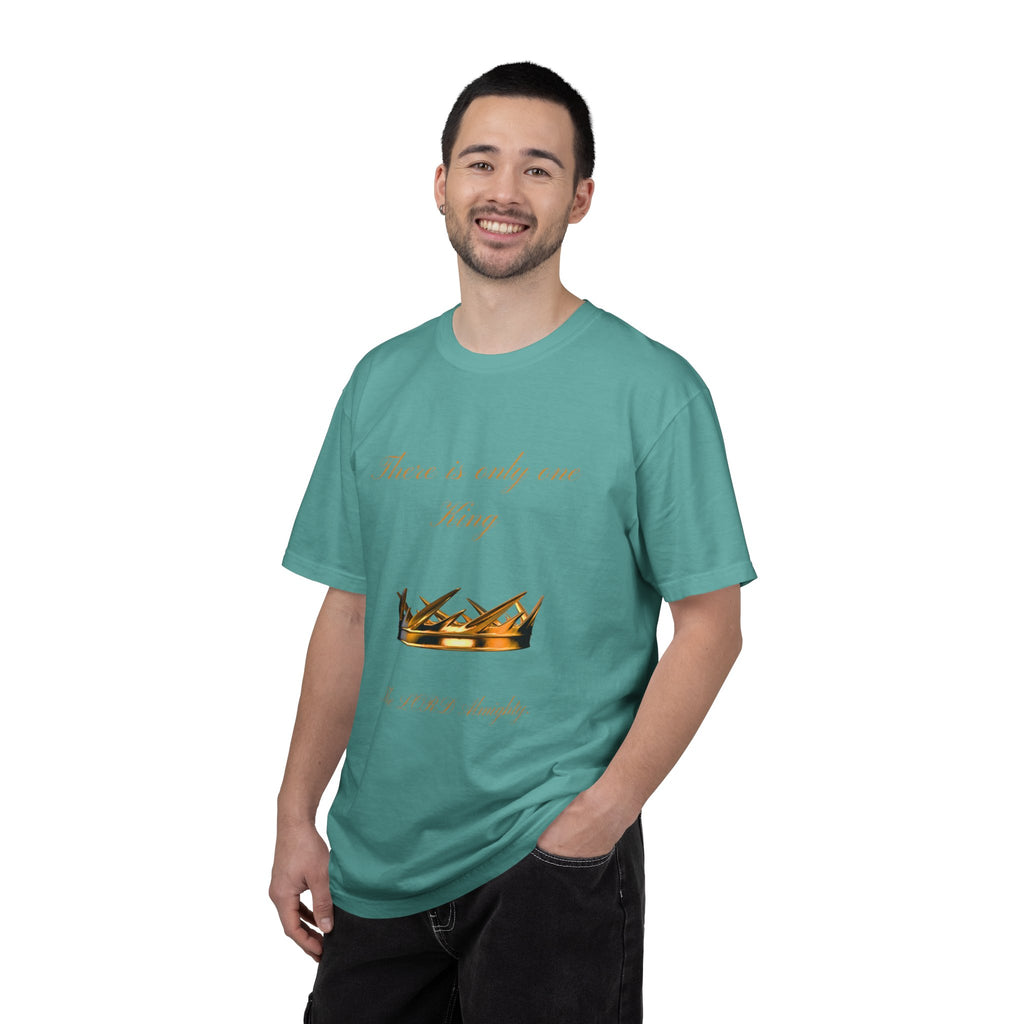 King Crown Graphic T-Shirt — "There is only one King" Casual Streetwear