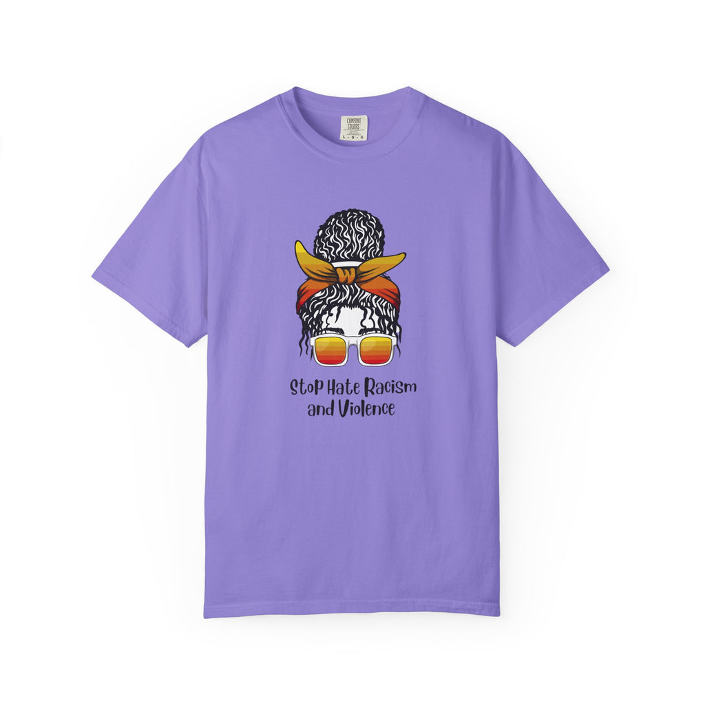 Stop Hate Racism and Violence T-Shirt — Empowering Anti-Racism Graphic Tee