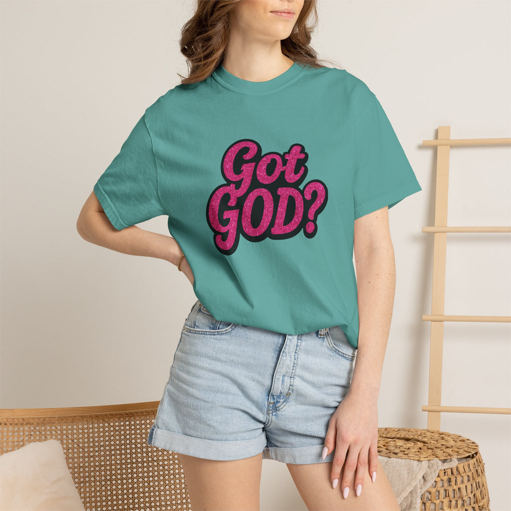 Got God? T-Shirt — Retro Bubble Letter Faith Tee