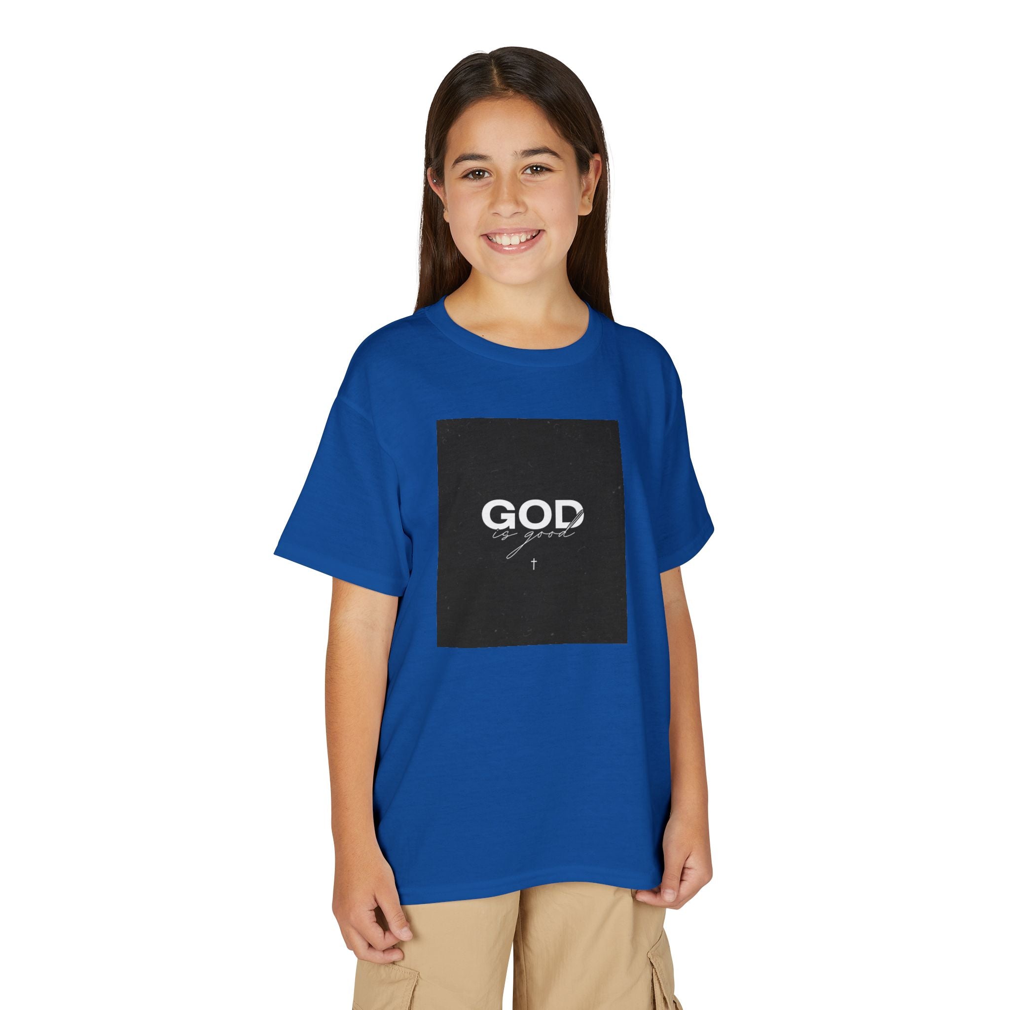 Youth T-Shirt — "GOD" Script Logo Graphic Tee