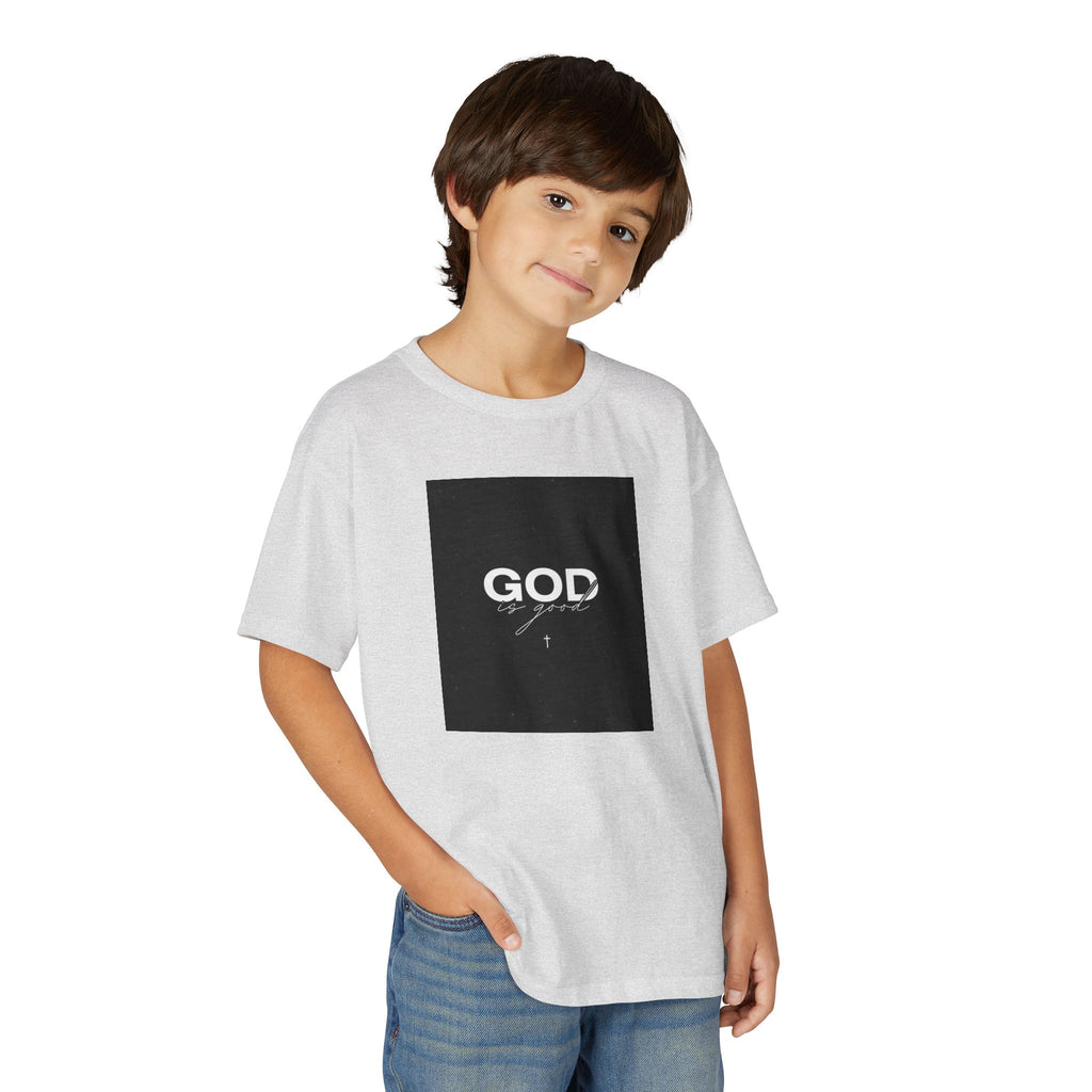 Youth T-Shirt — "GOD" Script Logo Graphic Tee