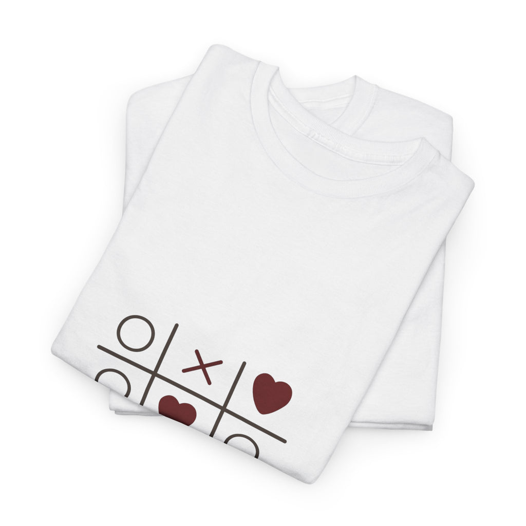Tic Tac Toe Hearts T-Shirt — Cute Valentine’s Day Graphic Tee