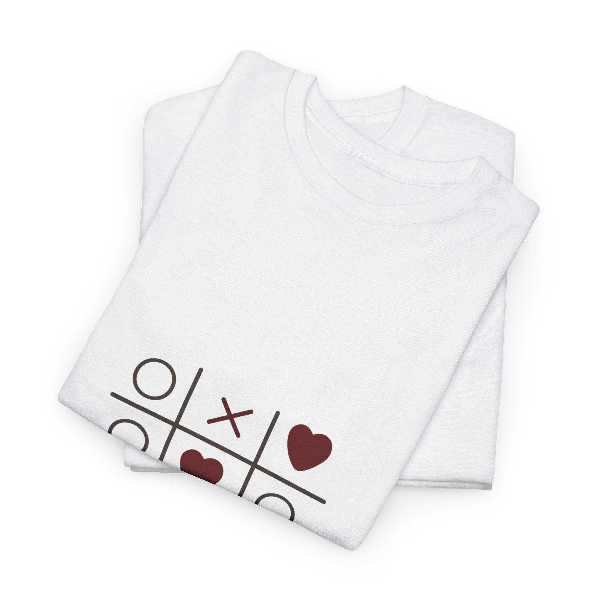 Tic Tac Toe Hearts T-Shirt — Cute Valentine’s Day Graphic Tee