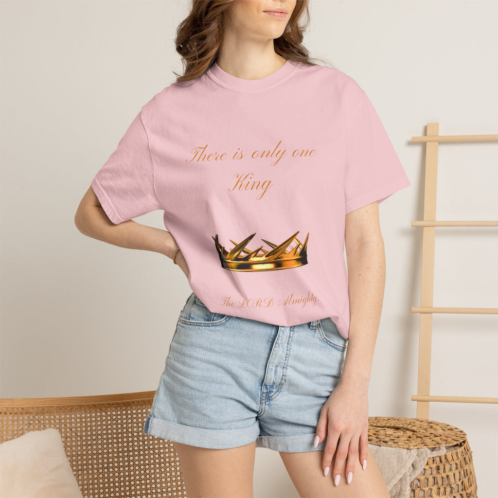 King Crown Graphic T-Shirt — "There is only one King" Casual Streetwear
