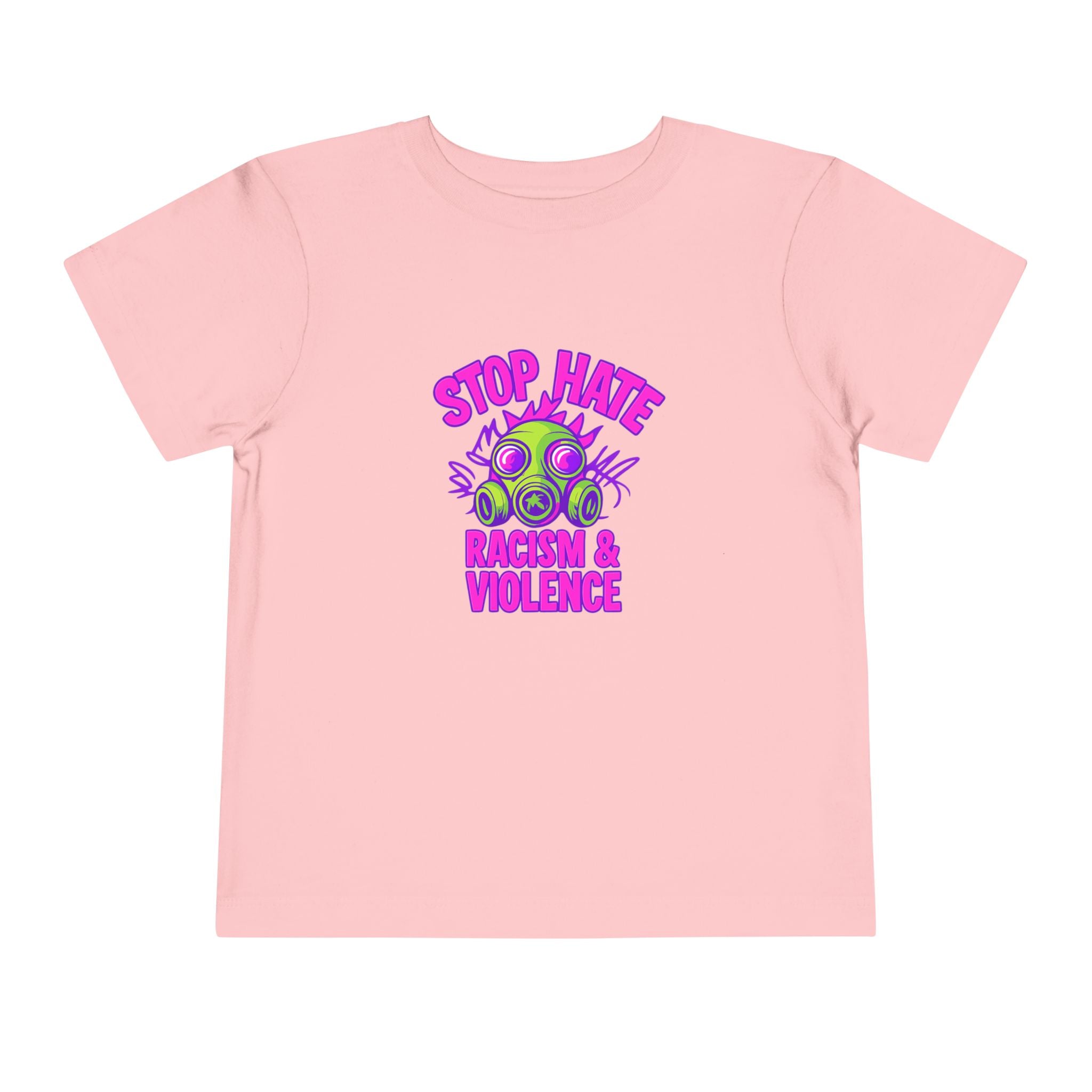 Stop Hate Toddler Tee – "Stop Hate Racism & Violence" Graphic