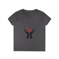 Love Hands V-Neck Tee — Women's Graphic Love T-Shirt