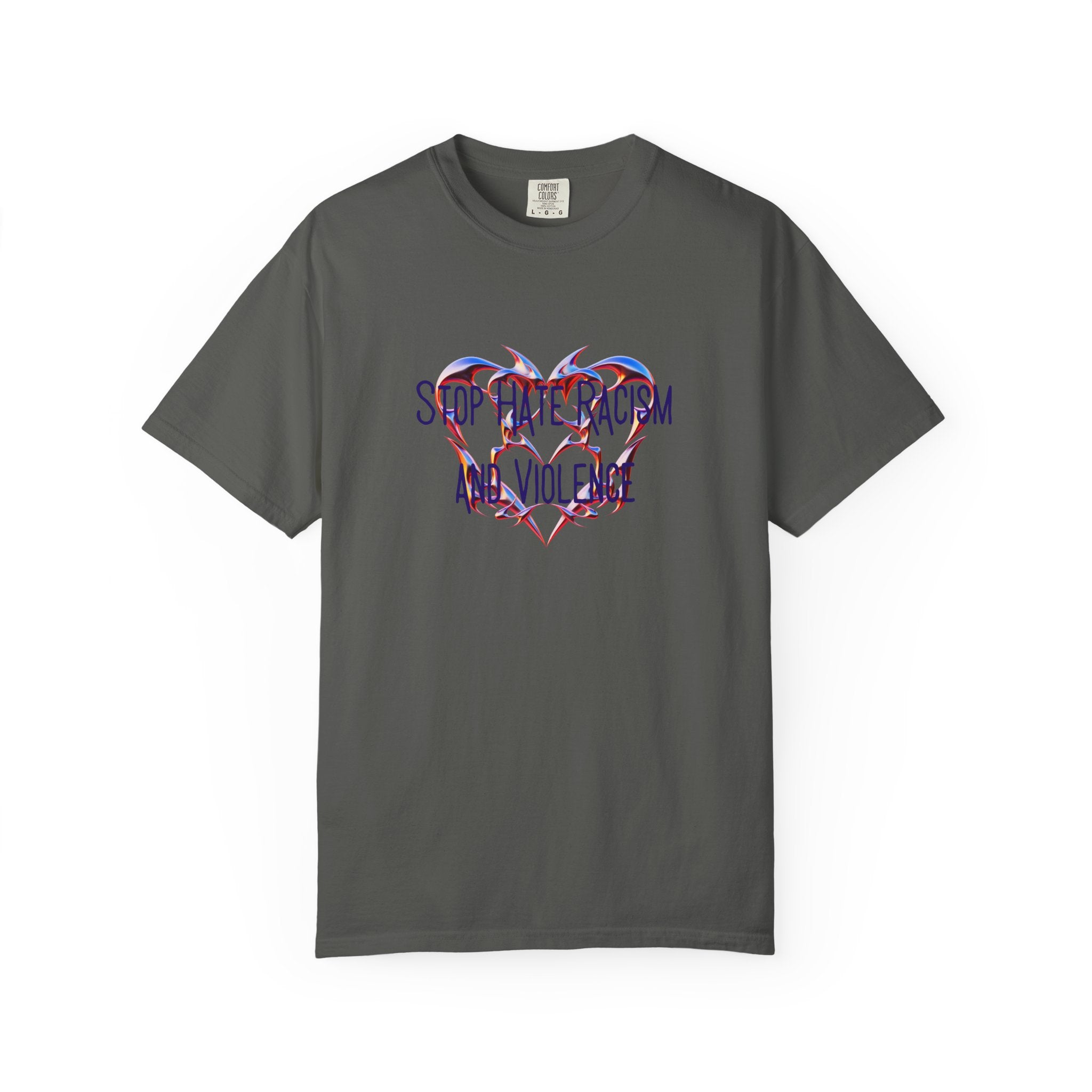 Stop the Racism and Violence Heart T-Shirt
