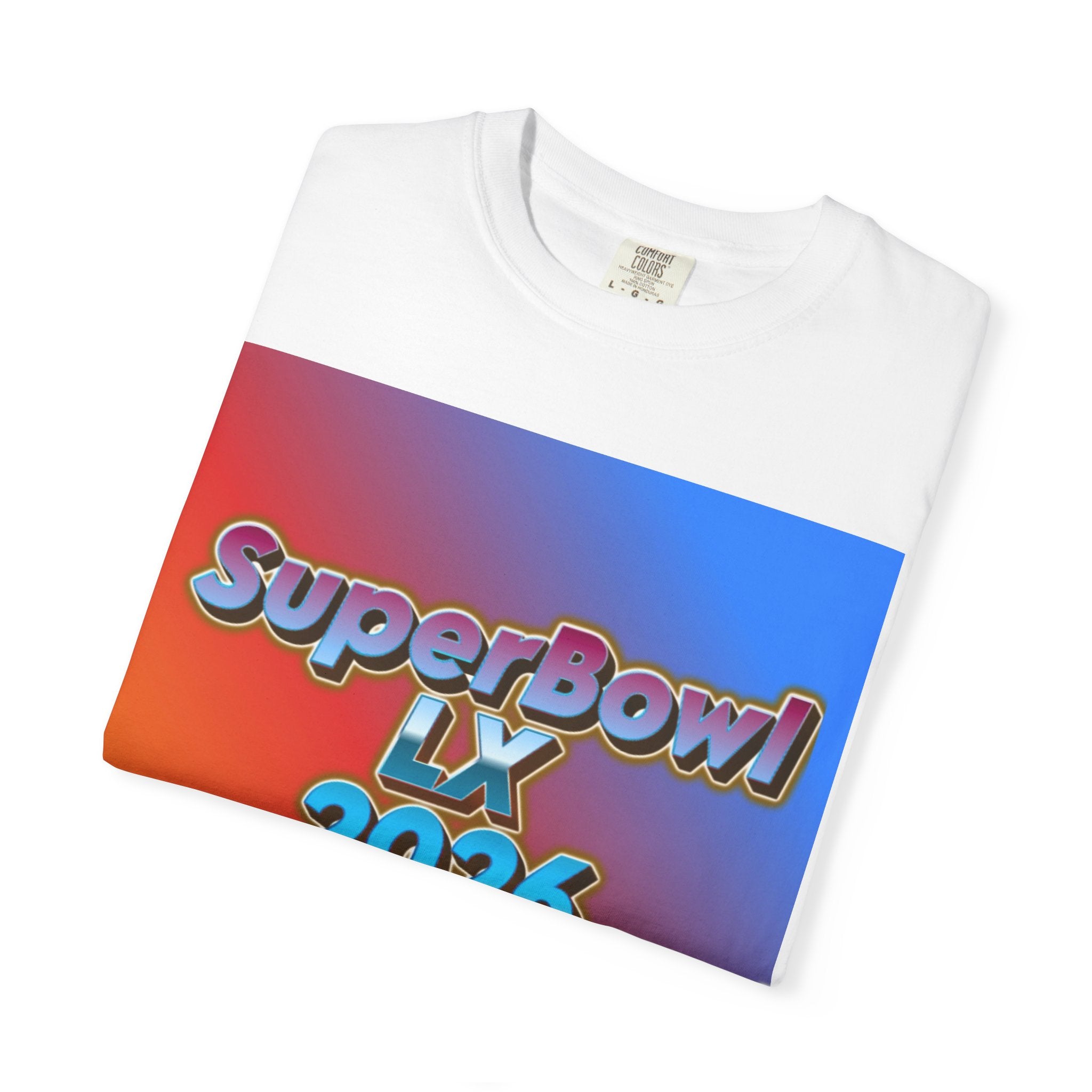 SuperBowl LX 2026 T-Shirt — Super Bowl LX Commemorative Tee (Levi's Stadium, Santa Clara)