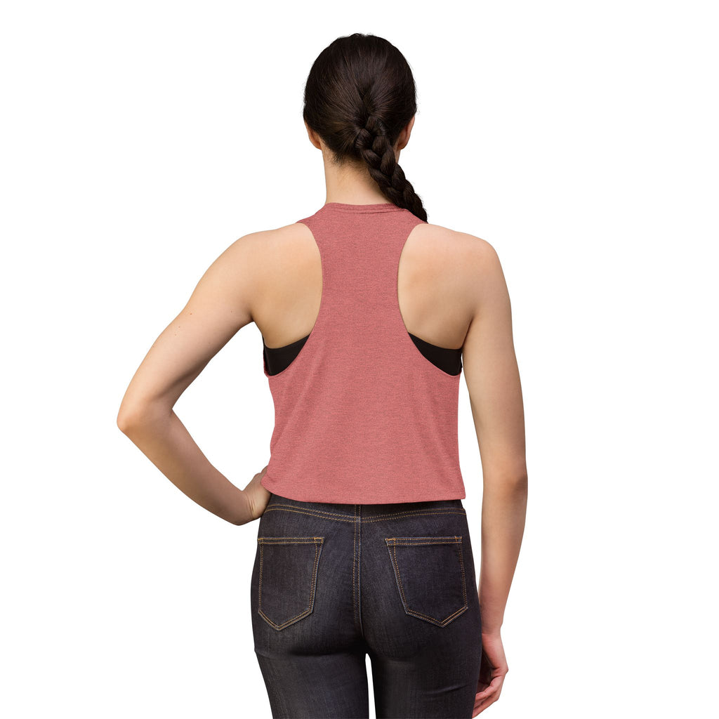 Stop Hate Red Heart Women's Crop Top – Activist Message Tank for Pride & Awareness