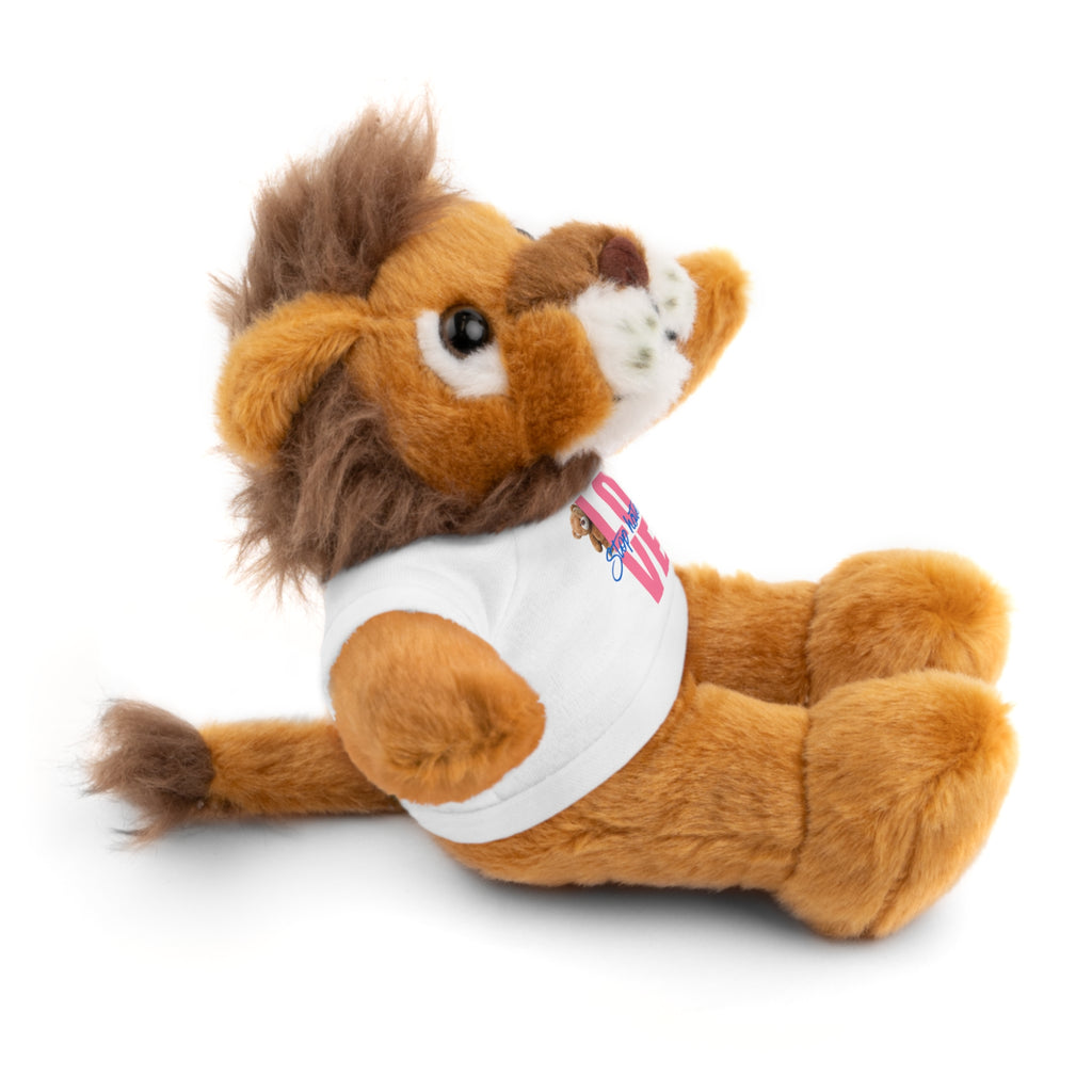 Love Teddy Bear with 'Love' Tee – Cute Plush Gift for Valentine’s Day