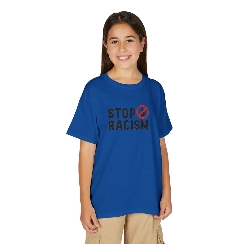 Youth T-Shirt — "Stop Racism" Anti-Racism Graphic Tee