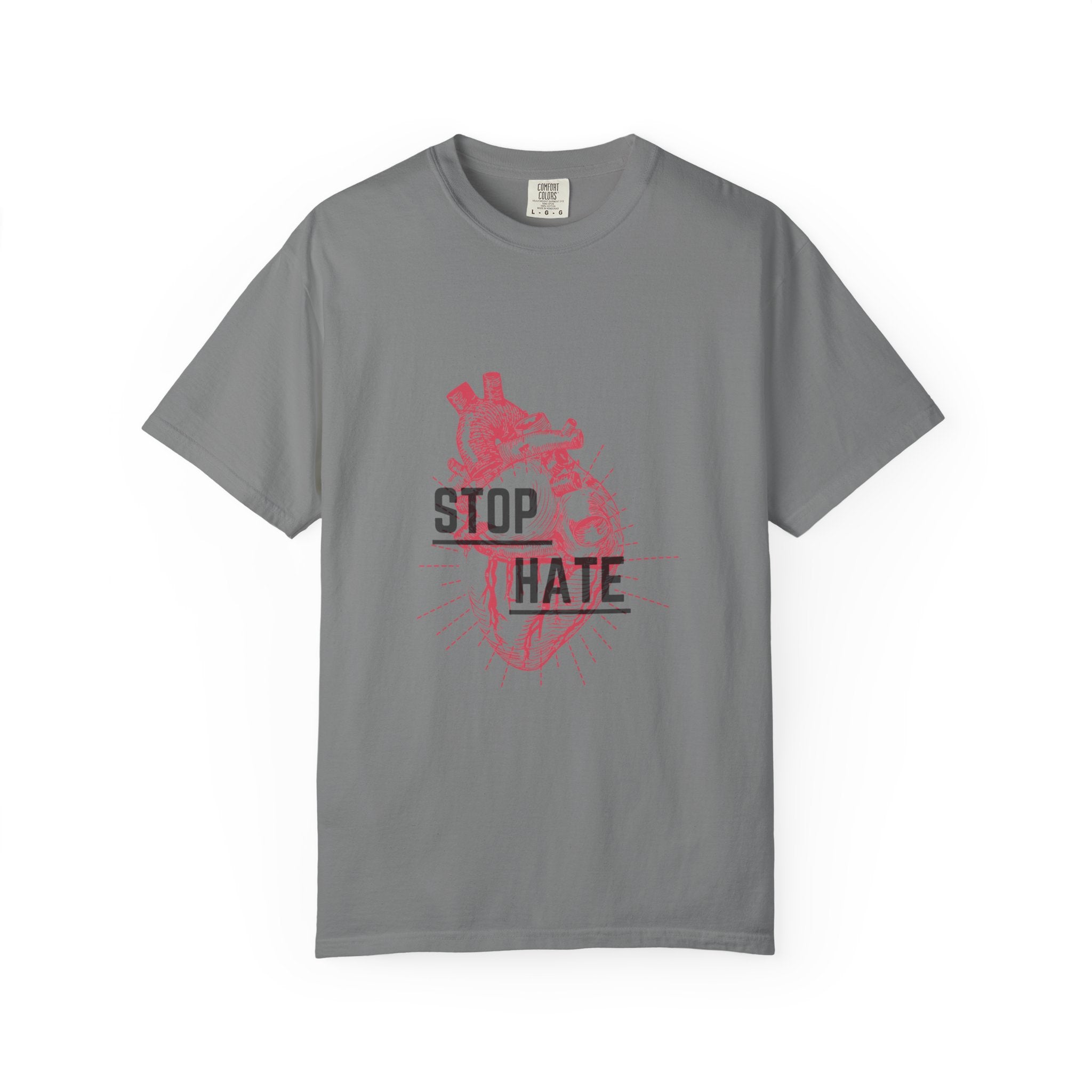 Stop Hate Heart T-Shirt — Anti-Hate Graphic Tee