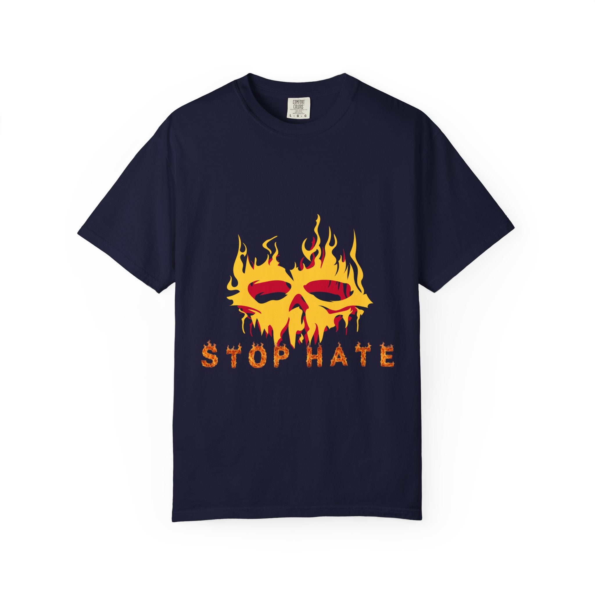 Stop Hate Flame Mask T-Shirt