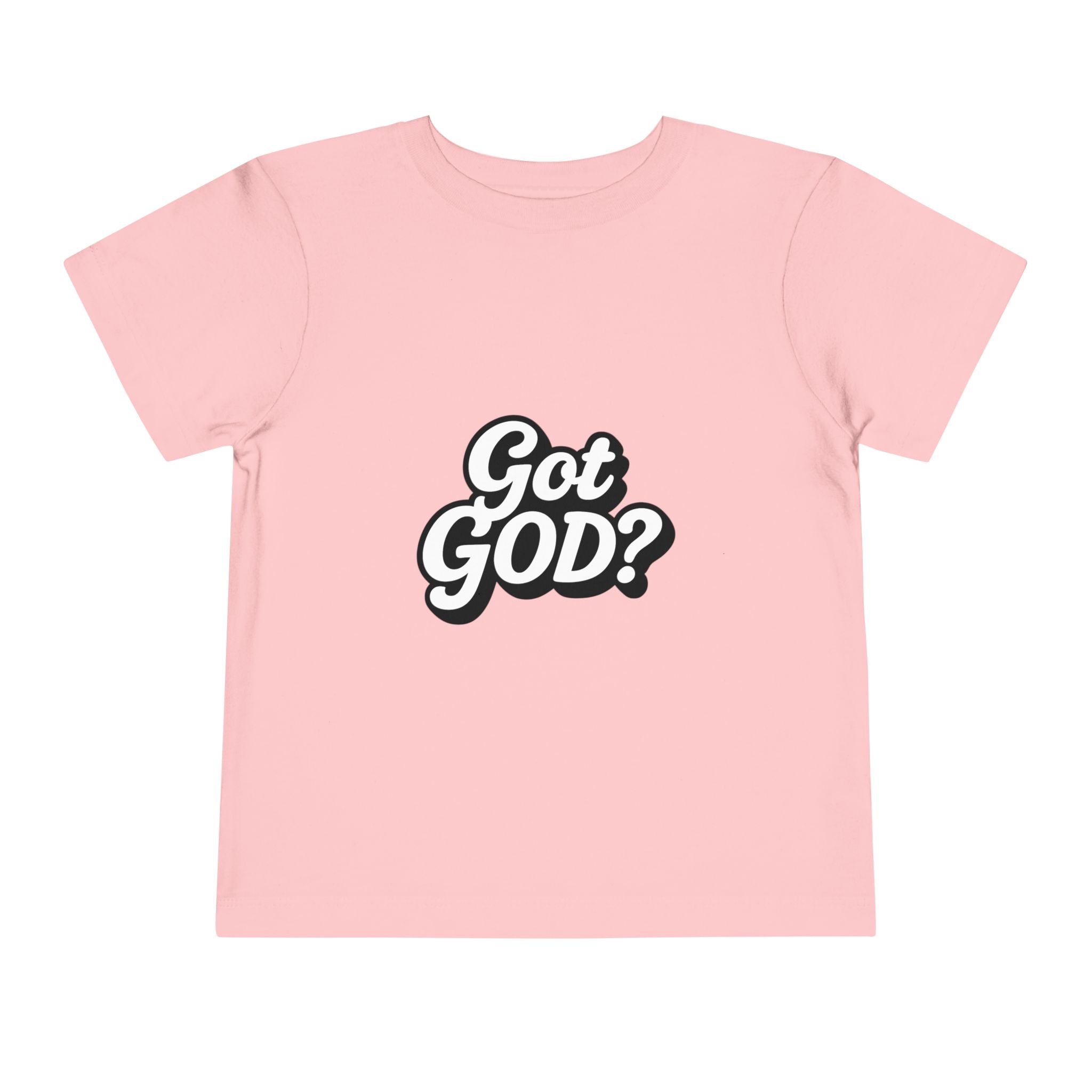 Toddler Tee — "Got GOD?" Christian Graphic Shirt for Kids
