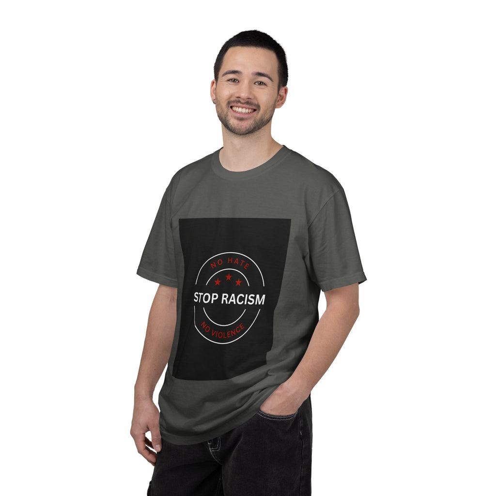 Stop Racism T-Shirt — 'No Hate No Violence' Social Justice Tee