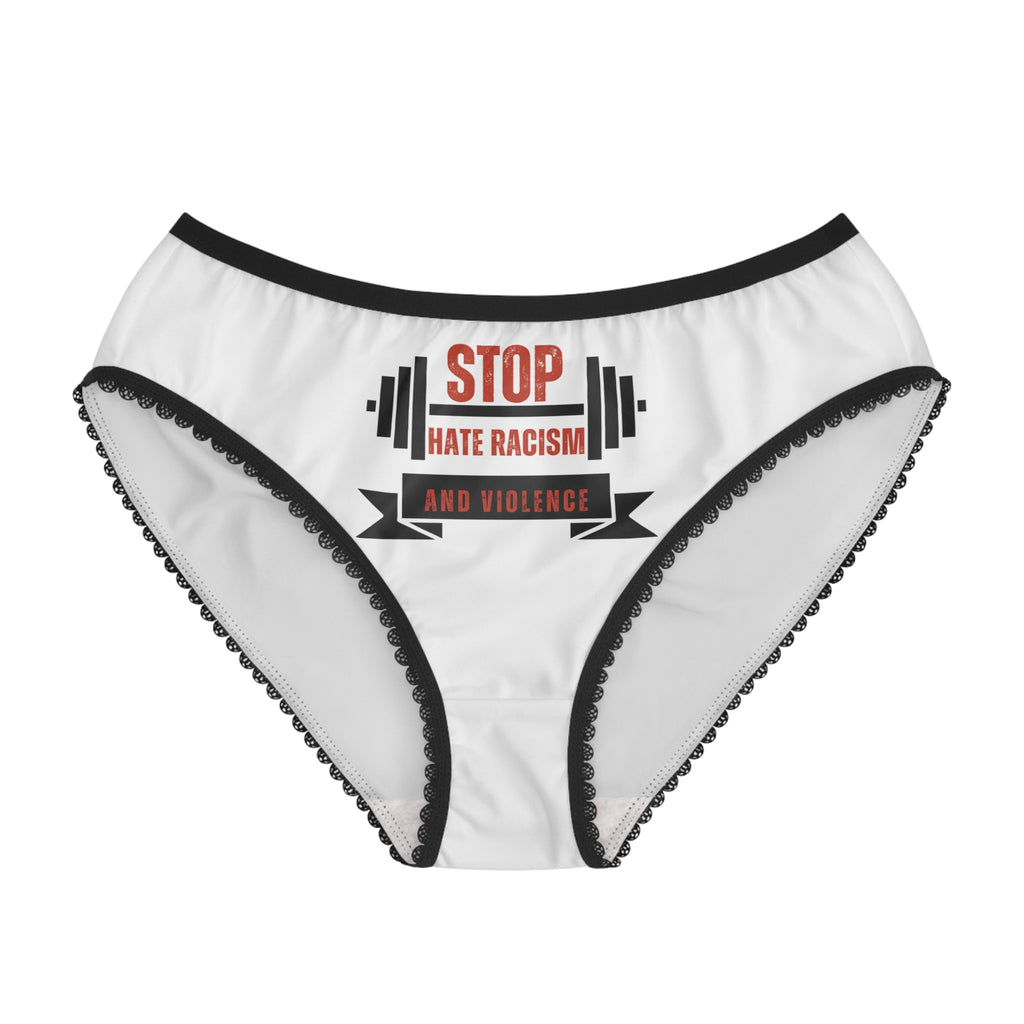 Stop Hate Racism And Violence Women's Briefs - Activist Statement Underwear
