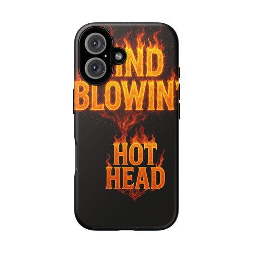 Blowin' Hot Head Phone Case – Fiery Graphic Protective Cover