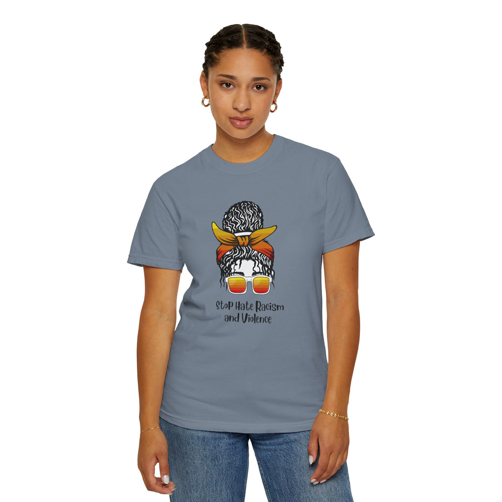 Stop Hate Racism and Violence T-Shirt — Empowering Anti-Racism Graphic Tee