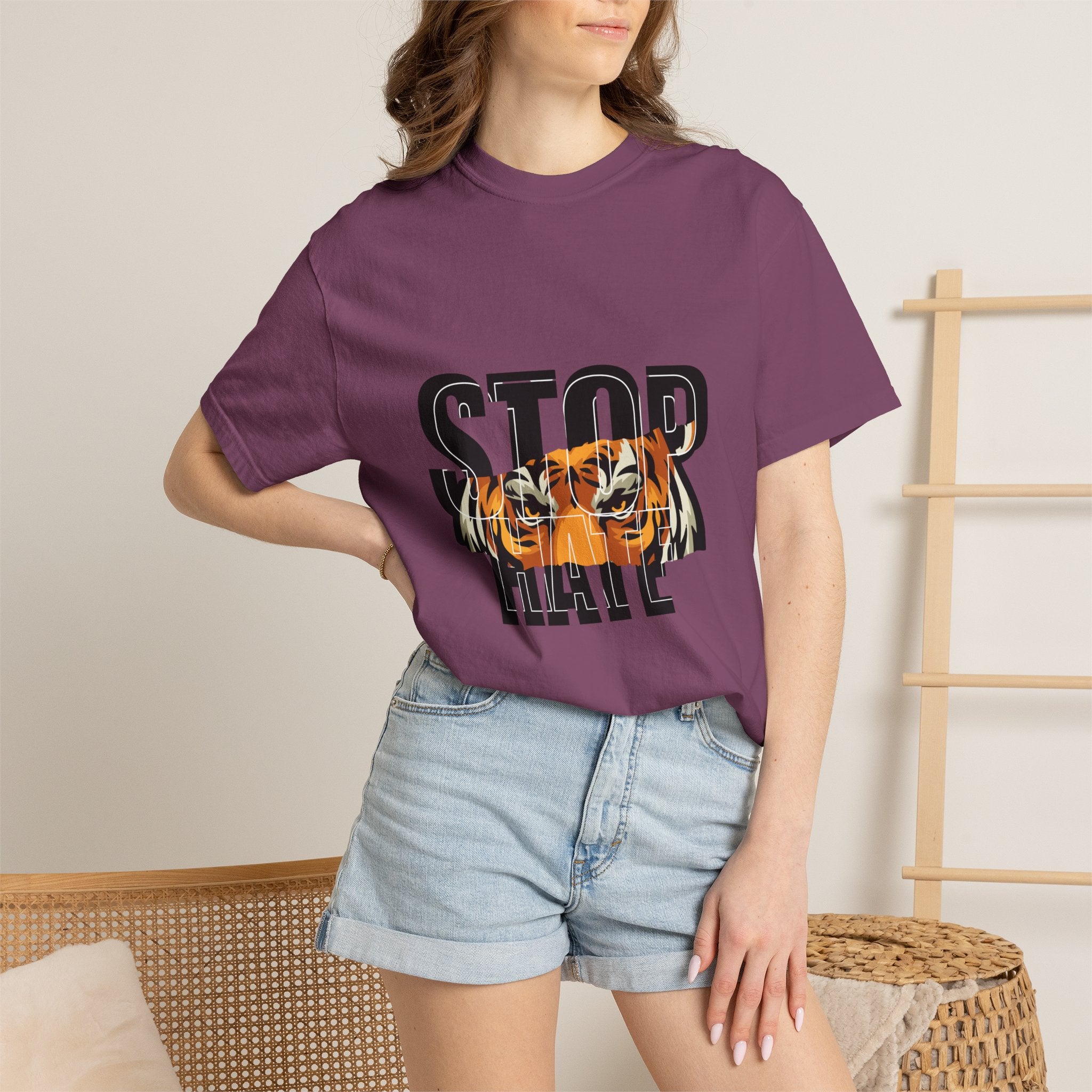 Stop Hate Tiger T-Shirt