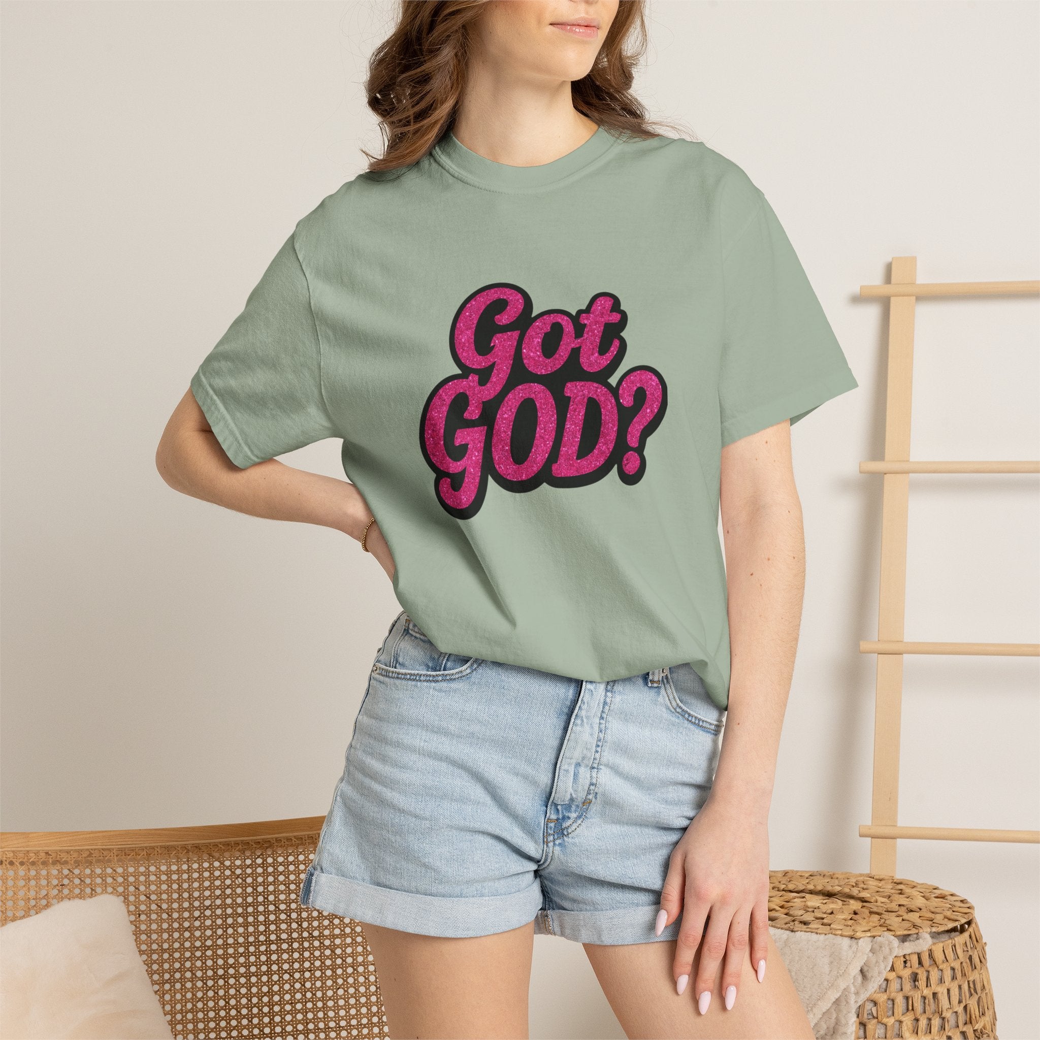 Got God? T-Shirt — Retro Bubble Letter Faith Tee
