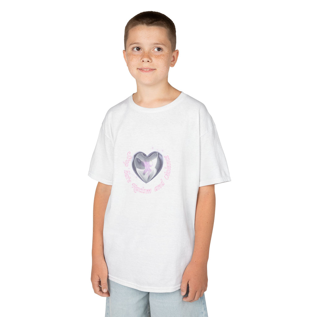 Kids Tee — Cute Heart Unicorn Design with 'Love You to the Moon and Back' - Children's Graphic Shirt