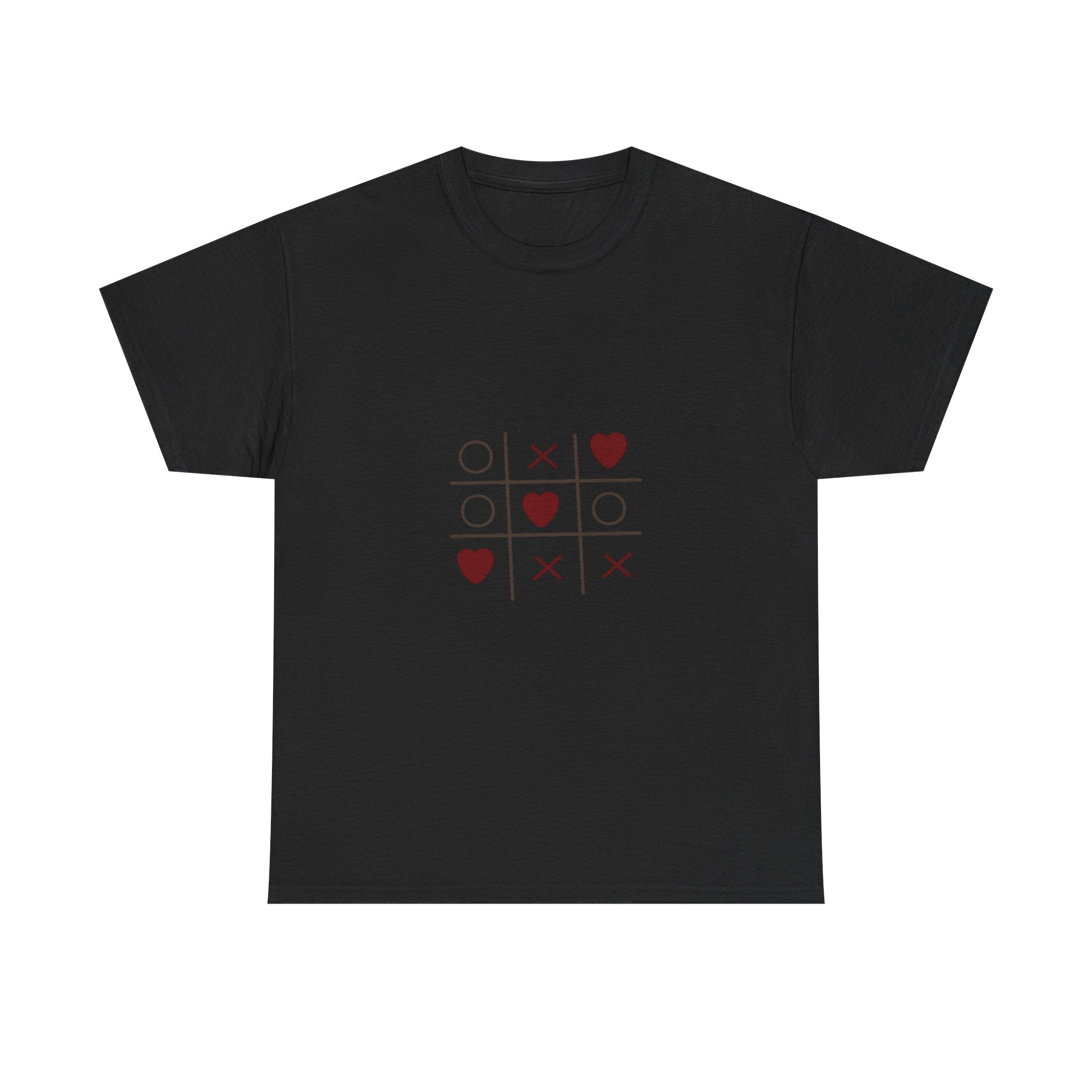 Tic Tac Toe Hearts T-Shirt — Cute Valentine’s Day Graphic Tee
