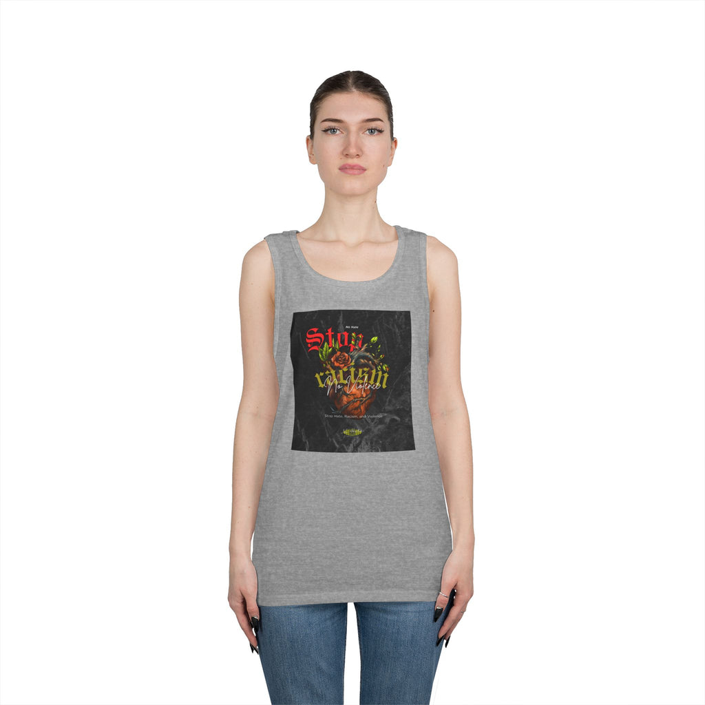 Skull & Crown Graphic Tank Top — Vintage Gothic Streetwear