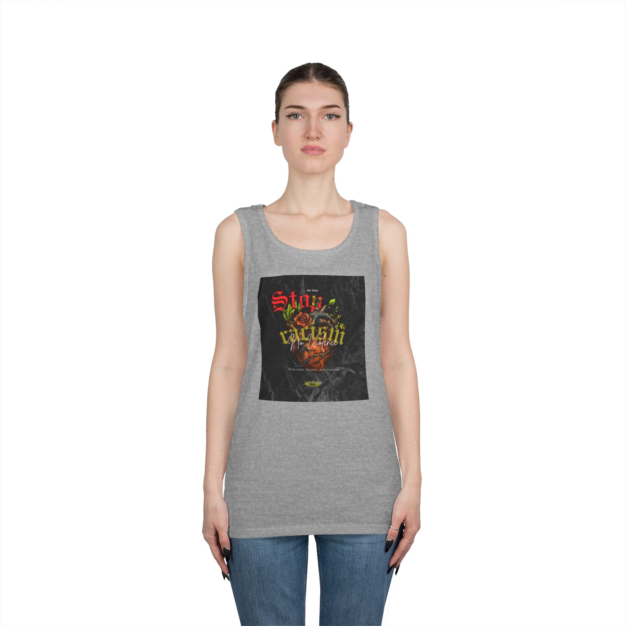 Skull & Crown Graphic Tank Top — Vintage Gothic Streetwear