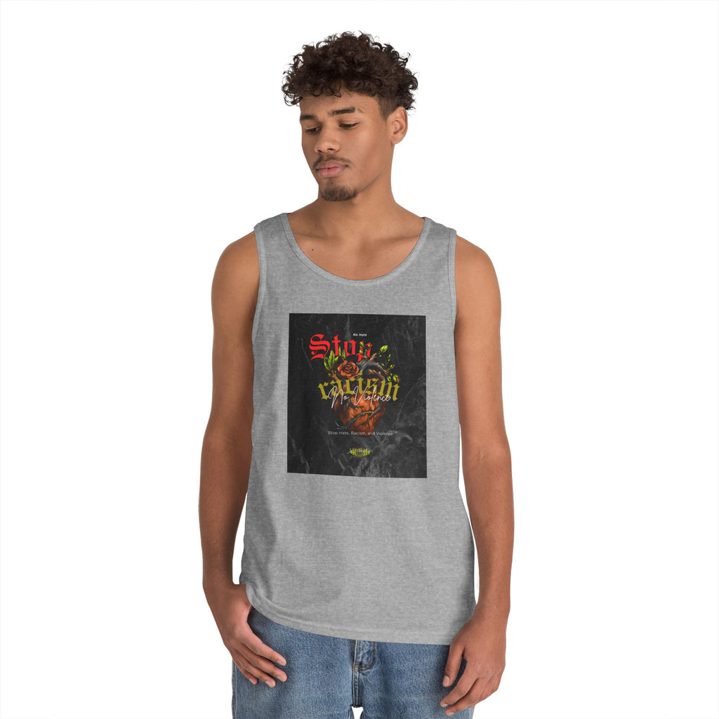 Skull & Crown Graphic Tank Top — Vintage Gothic Streetwear