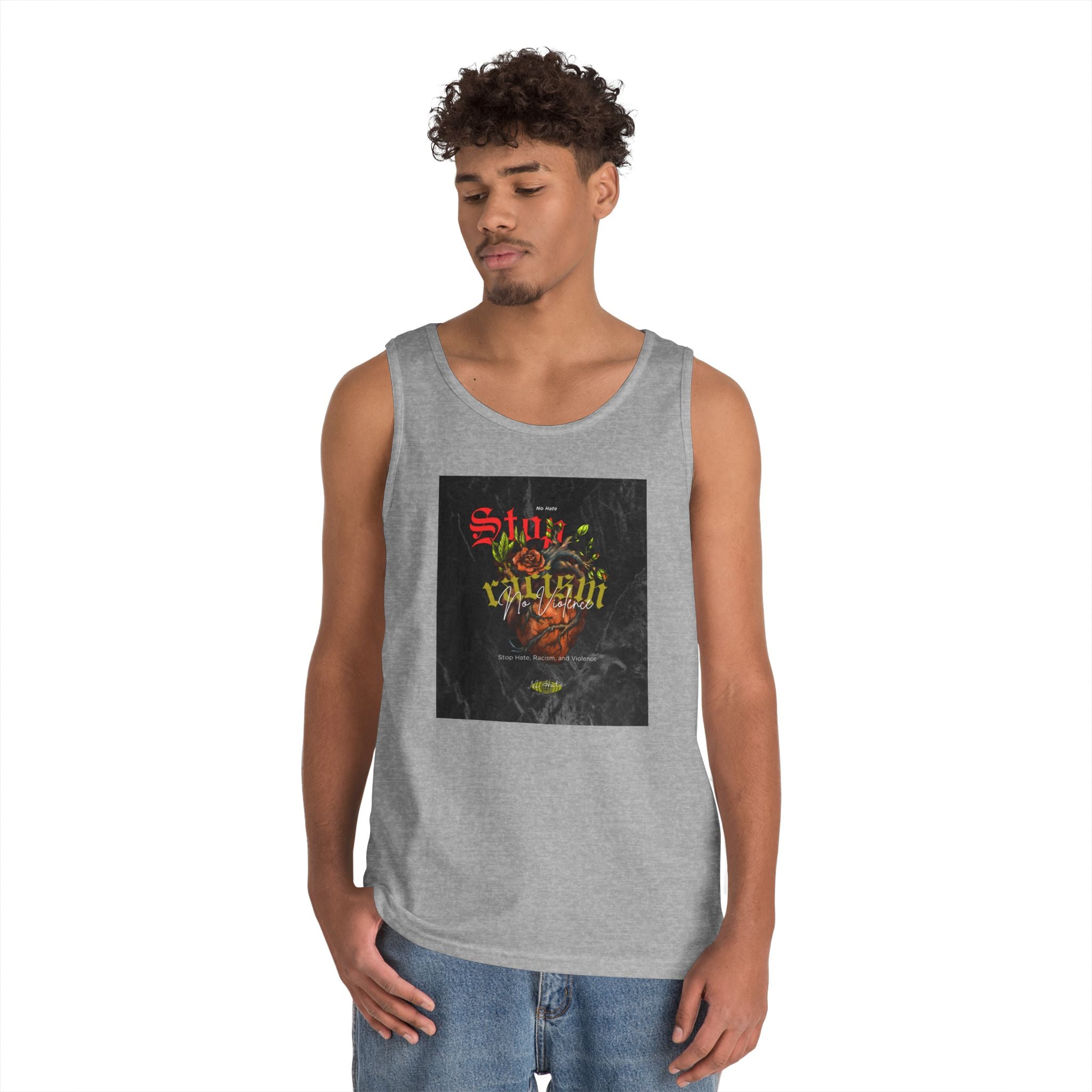 Skull & Crown Graphic Tank Top — Vintage Gothic Streetwear