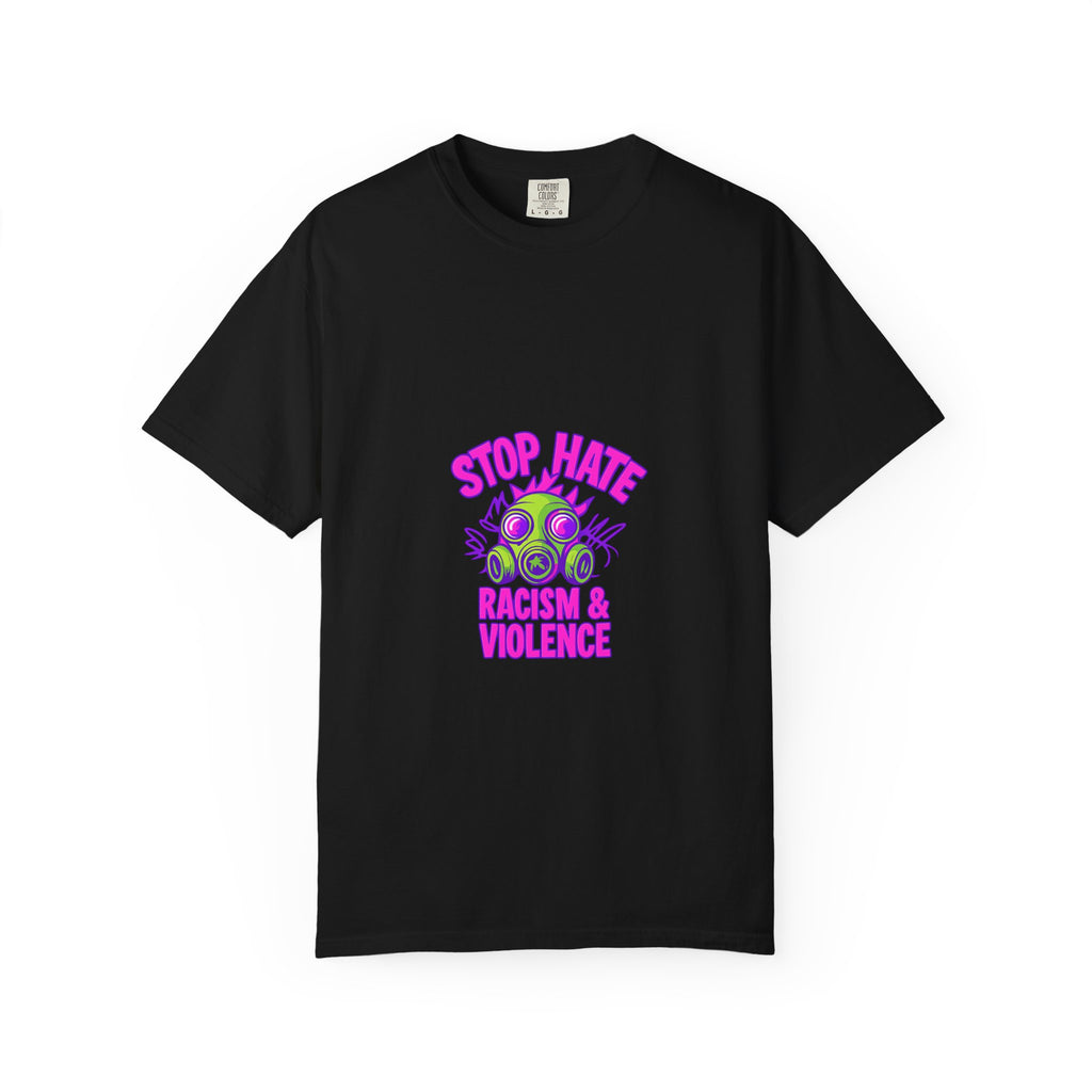 Stop Hate Racing & Violence T-Shirt — Anti-Hate Graphic Tee